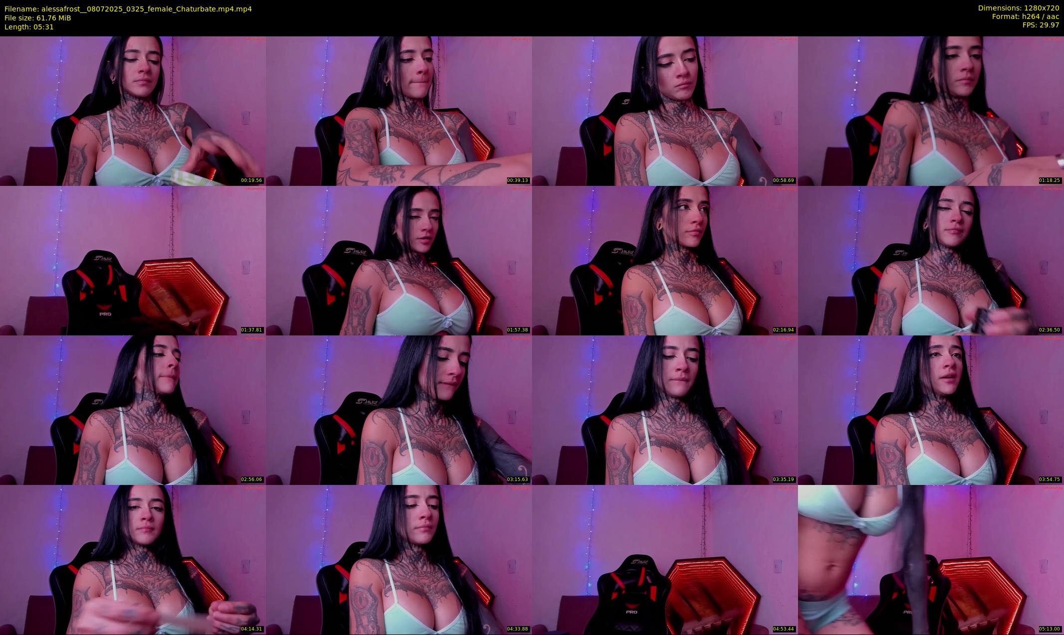 alessafrost_ — 6 minute Chaturbate female cam show recording, 720p, Jul 8, 2025