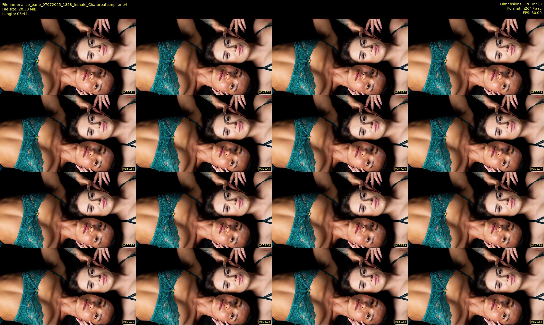 alice_bane — 7 minute Chaturbate female cam show recording, 720p, Jul 7, 2025
