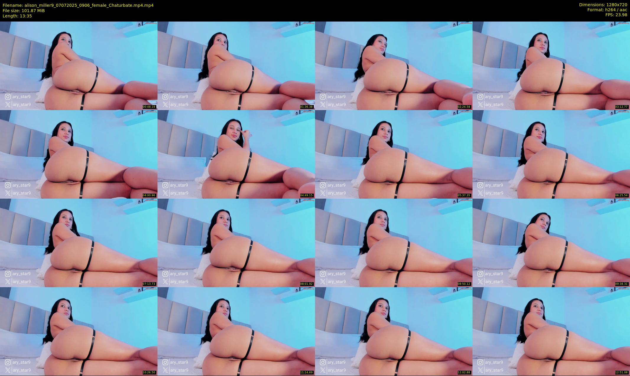 alison_miller9 — 14 minute Chaturbate female cam show recording, 720p, Jul 7, 2025