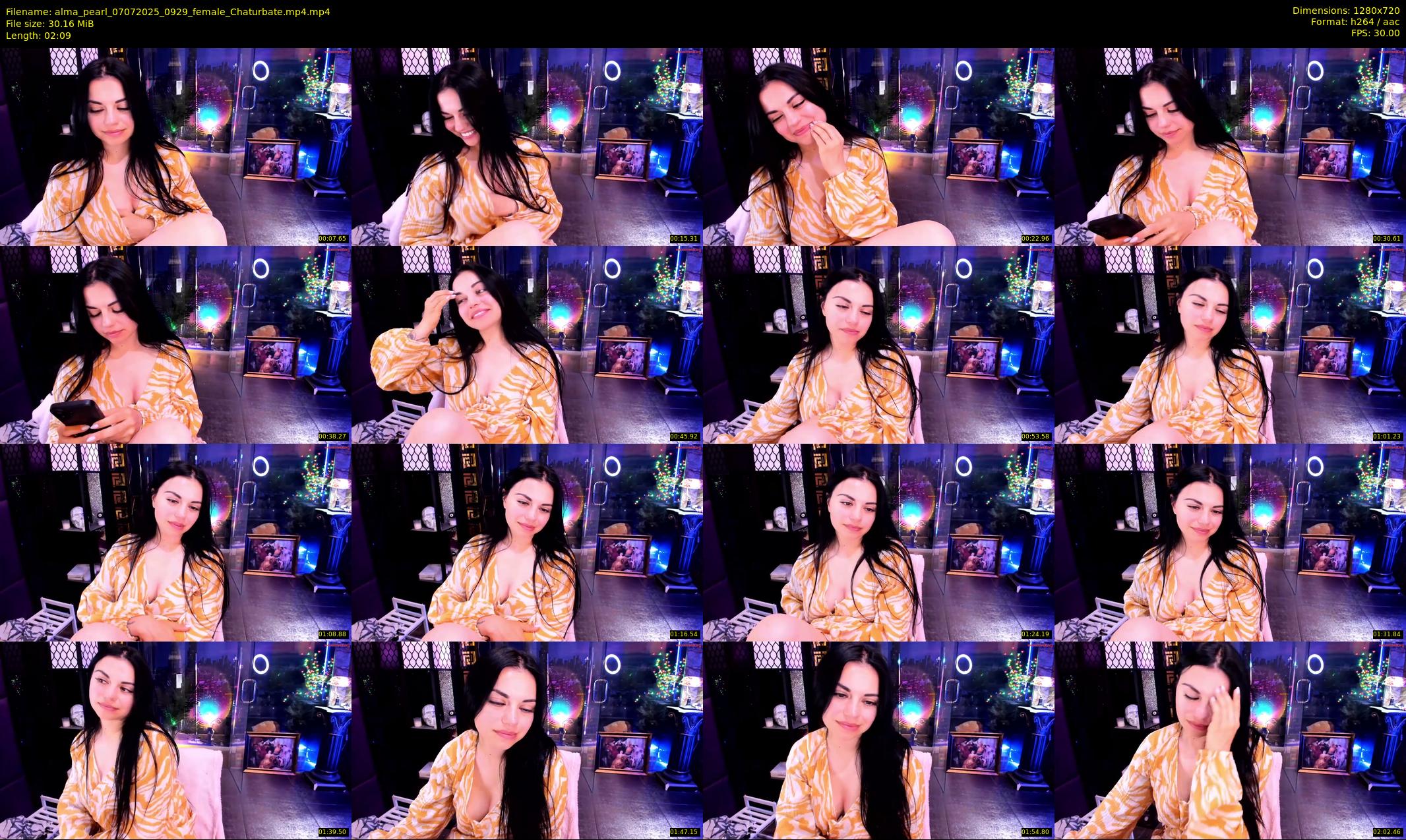 alma_pearl — 3 minute Chaturbate female cam show recording, 720p, Jul 7, 2025