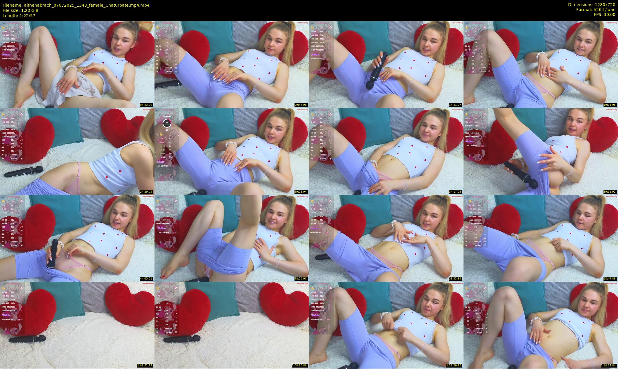 althenabrach — 83 minute Chaturbate female cam show recording, 720p, Jul 7, 2025