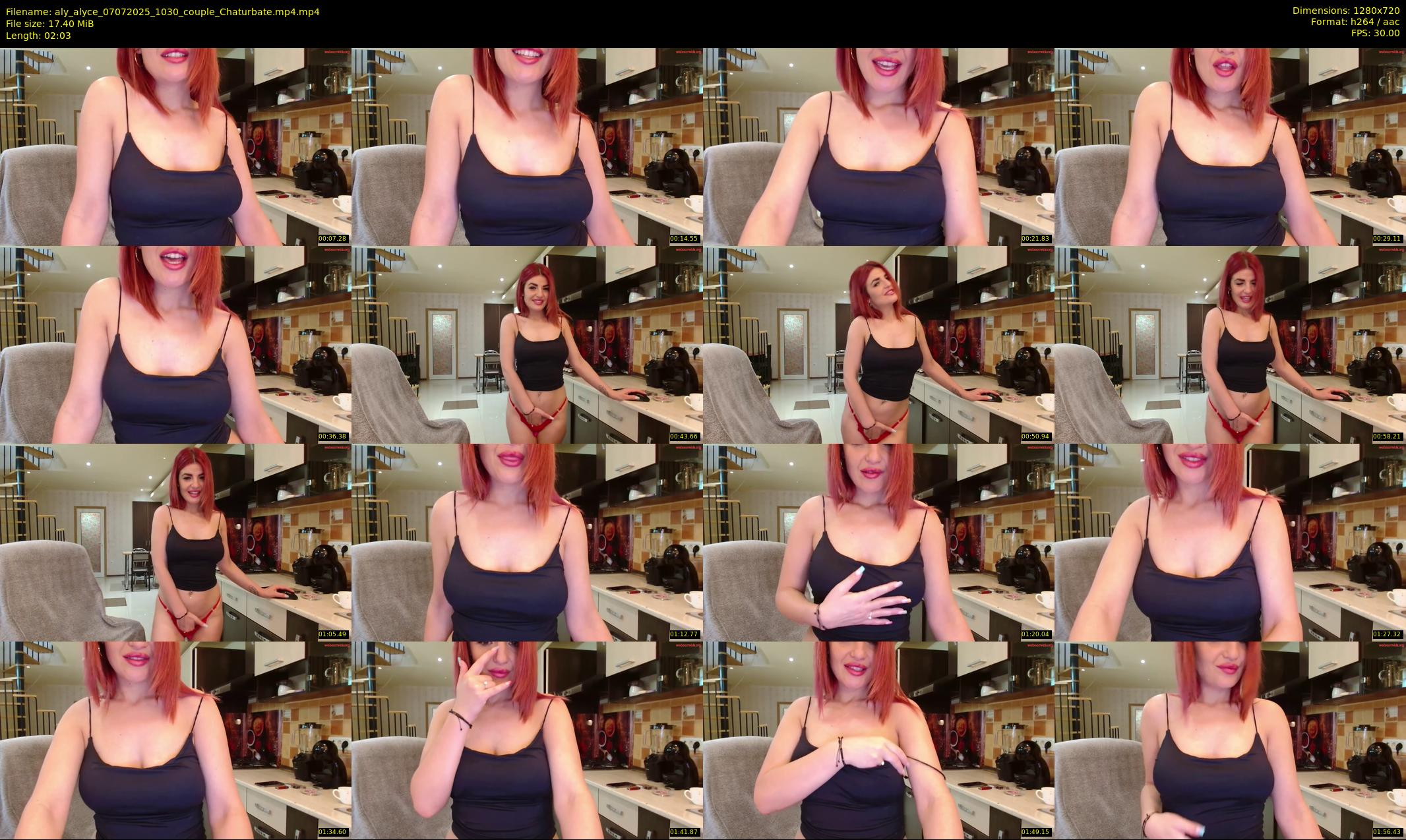 aly_alyce — 3 minute Chaturbate female cam show recording, 720p, Jul 7, 2025