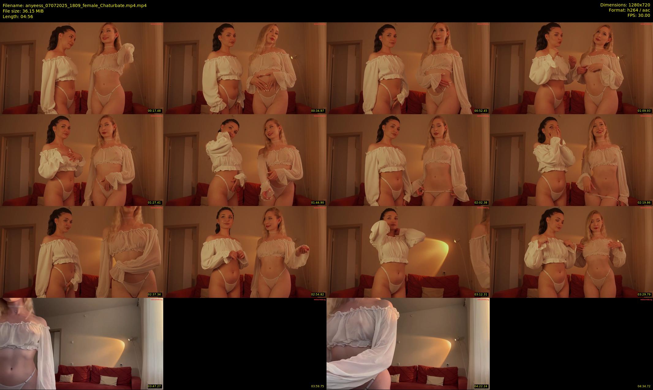 anyeess — 5 minute Chaturbate female cam show recording, 720p, Jul 7, 2025