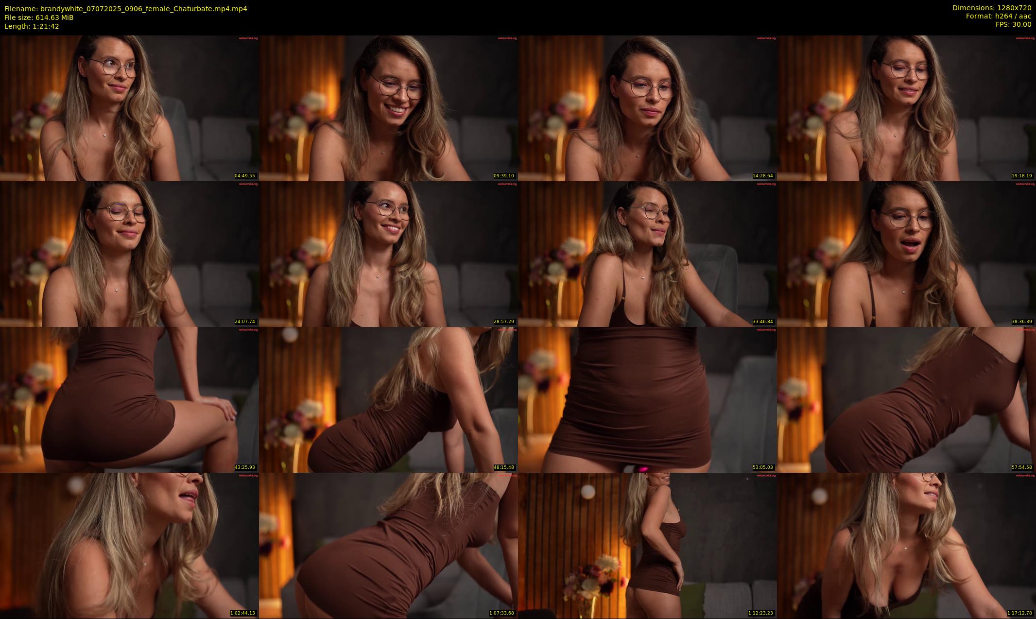 brandywhite — 82 minute Chaturbate female cam show recording, 720p, Jul 7, 2025