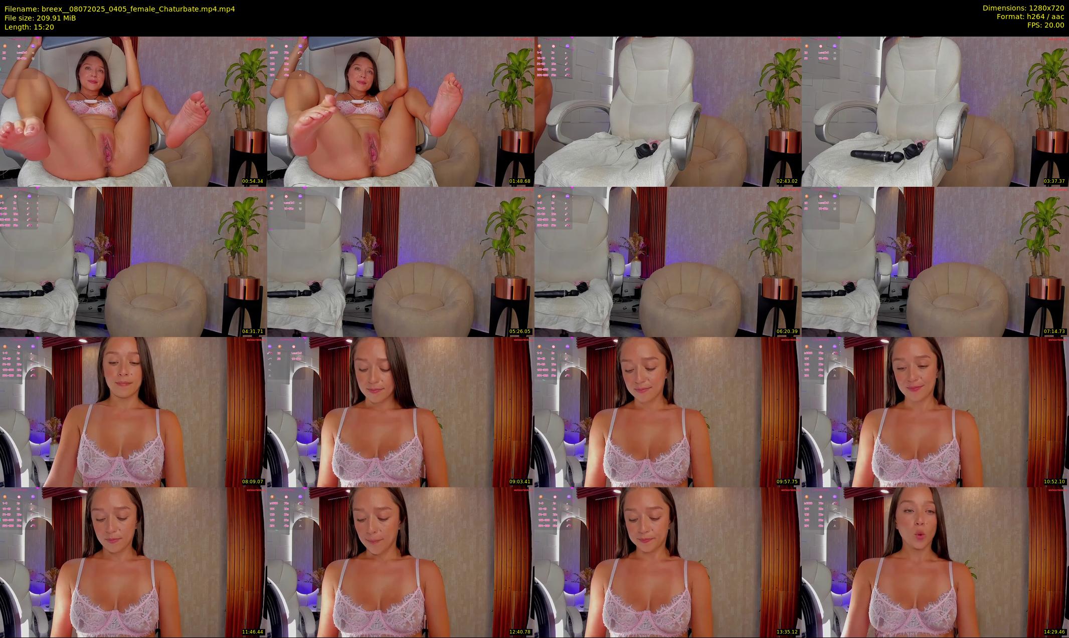 breex_ — 16 minute Chaturbate female cam show recording, 720p, Jul 8, 2025