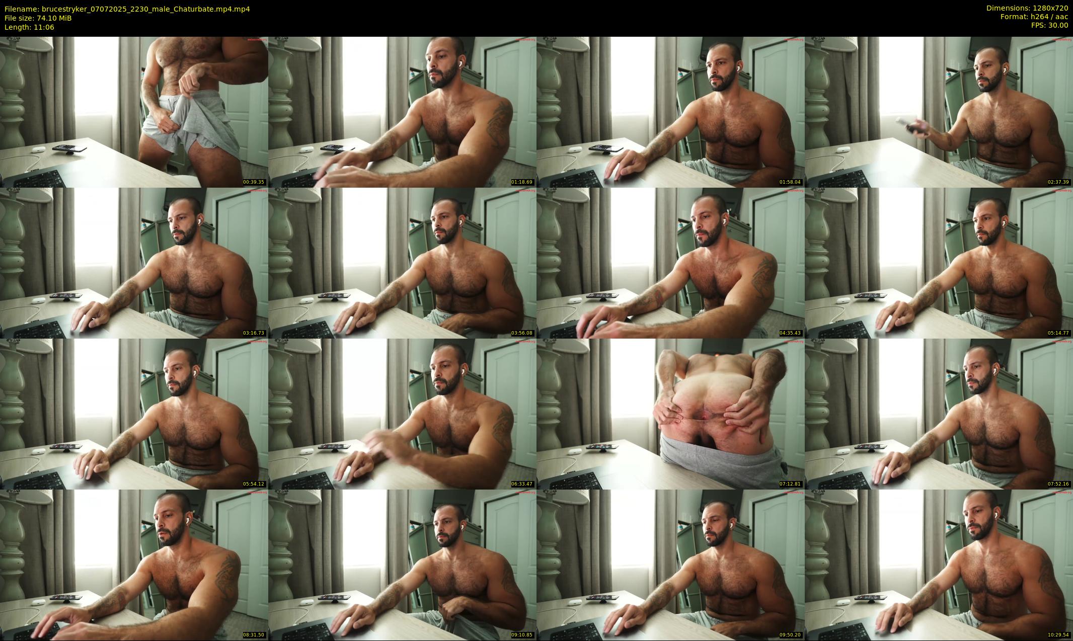 brucestryker — 12 minute Chaturbate male cam show recording, 720p, Jul 7, 2025