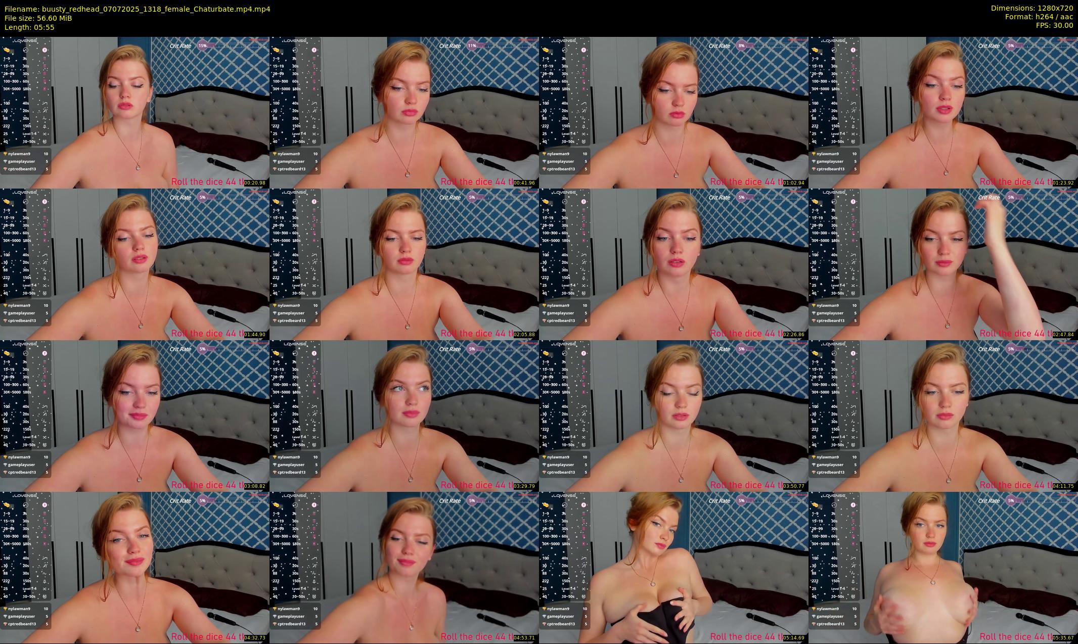 buusty_redhead — 6 minute Chaturbate female cam show recording, 720p, Jul 7, 2025