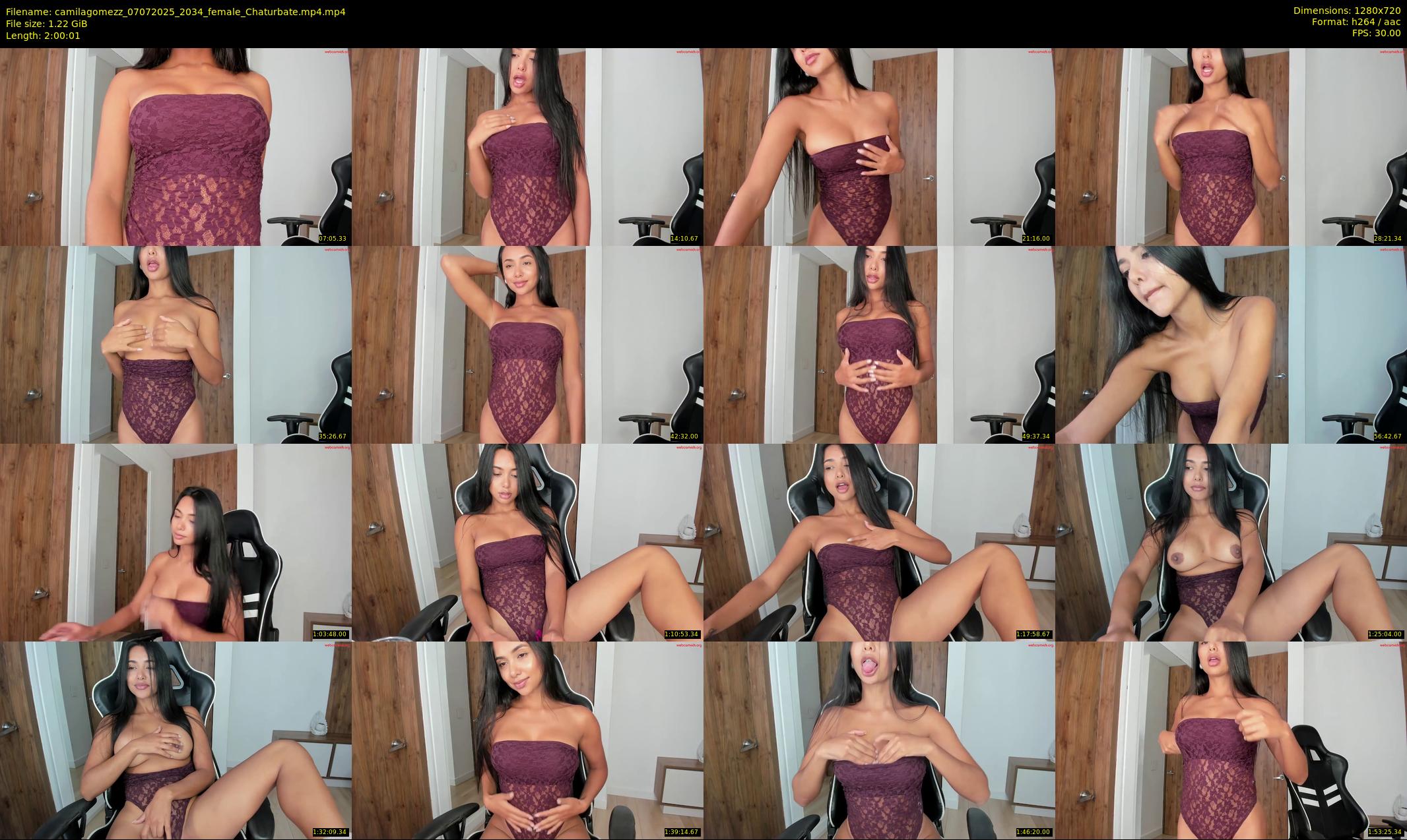 camilagomezz — 121 minute Chaturbate female cam show recording, 720p, Jul 7, 2025