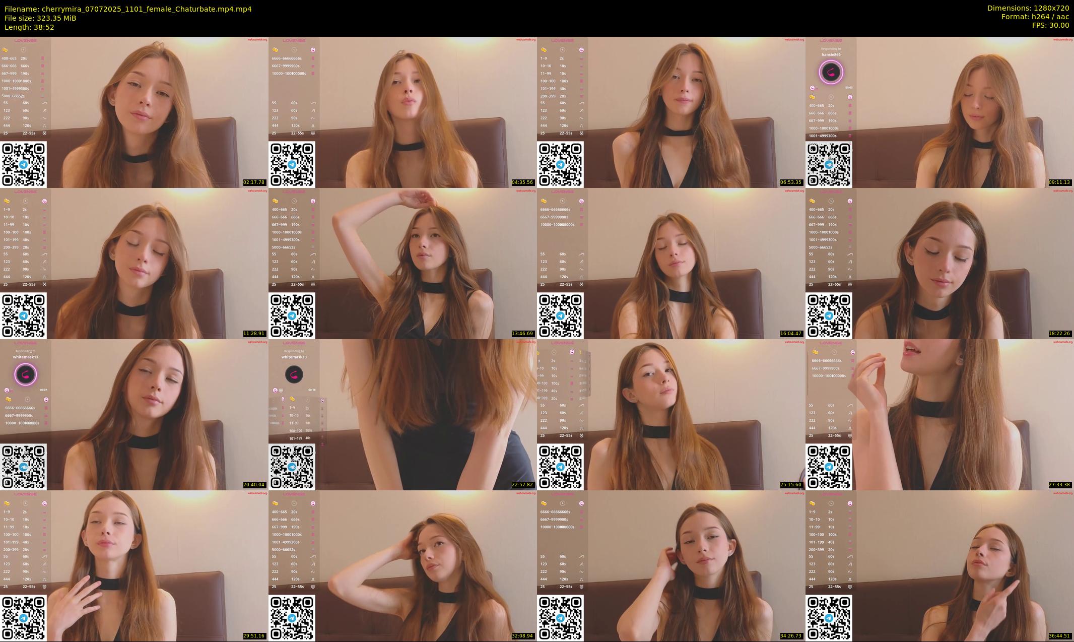 cherrymira — 39 minute Chaturbate female cam show recording, 720p, Jul 7, 2025