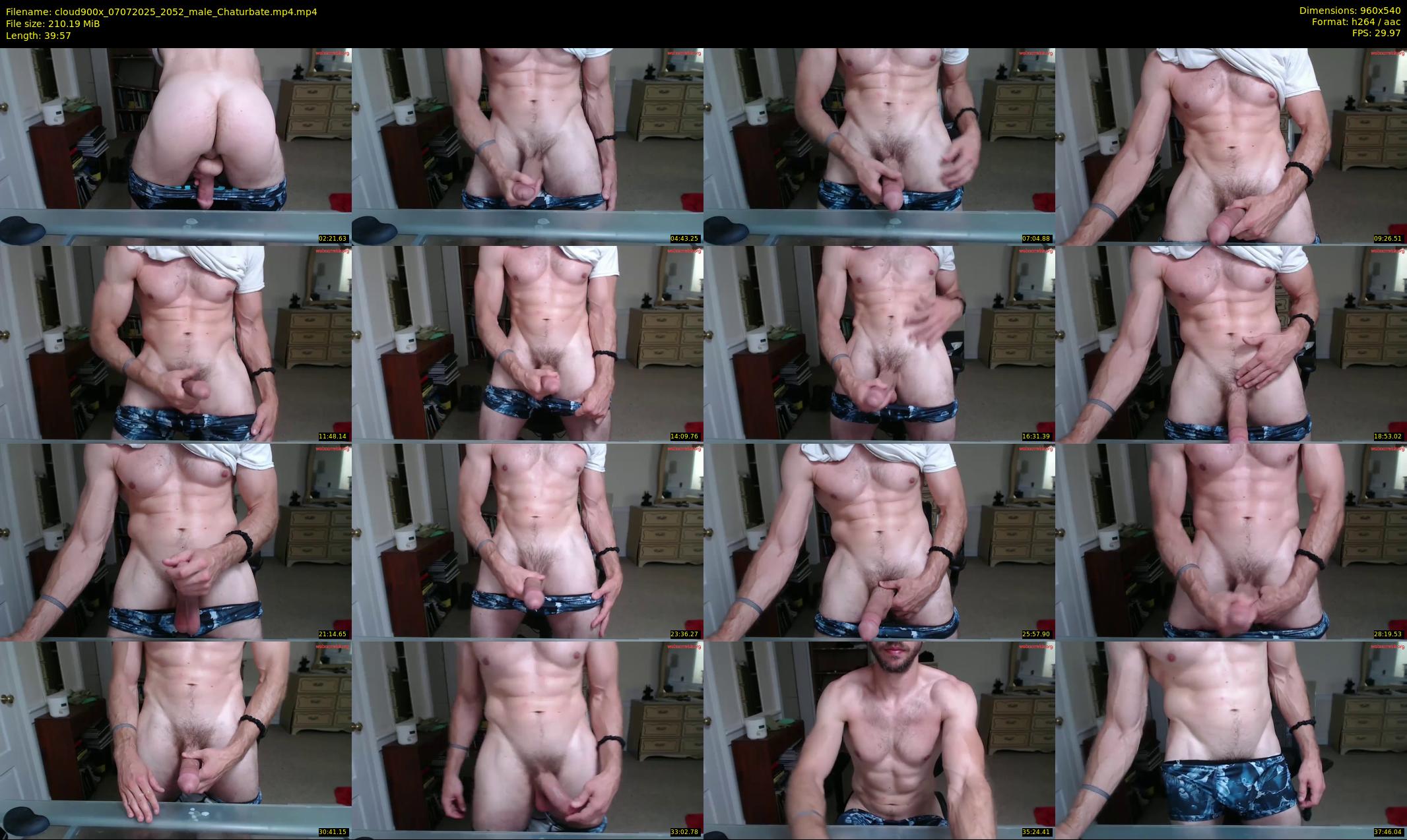 cloud900x — 40 minute Chaturbate male cam show recording, 480p, Jul 7, 2025