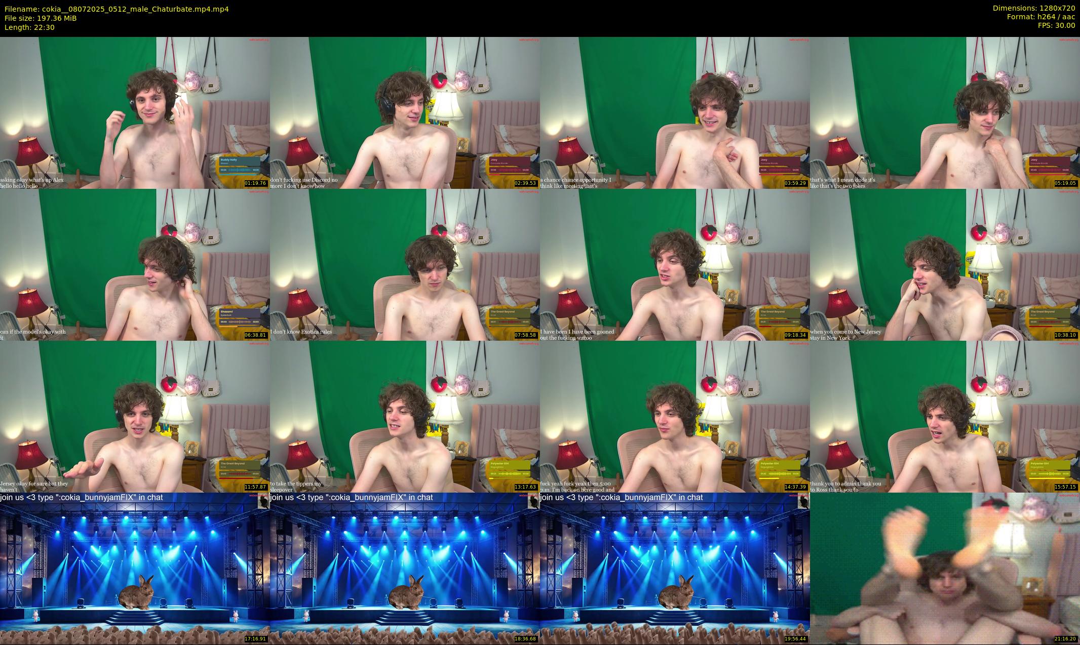 cokia_ — 23 minute Chaturbate male cam show recording, 720p, Jul 8, 2025