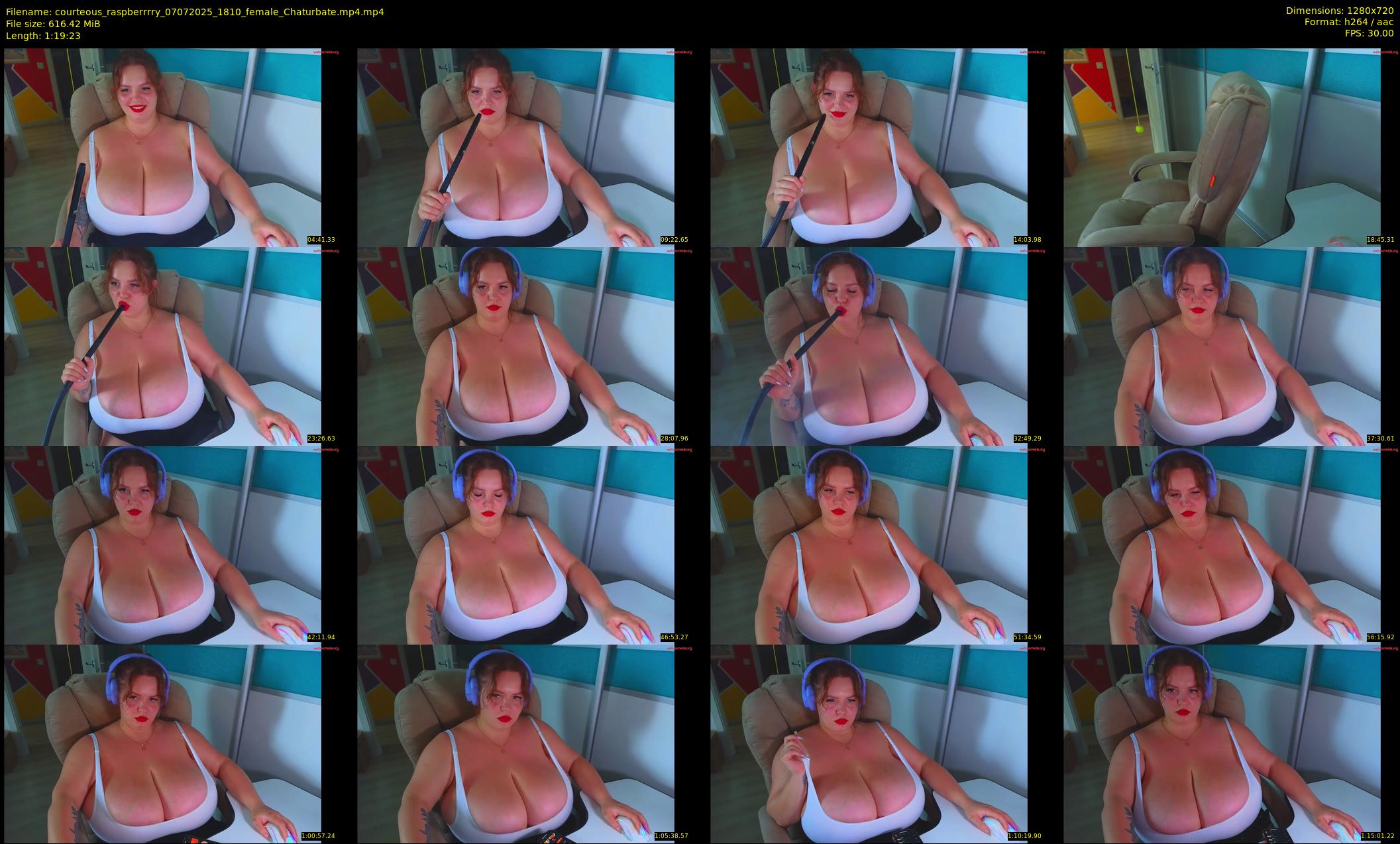 courteous_raspberrrry — 80 minute Chaturbate female cam show recording, 720p, Jul 7, 2025