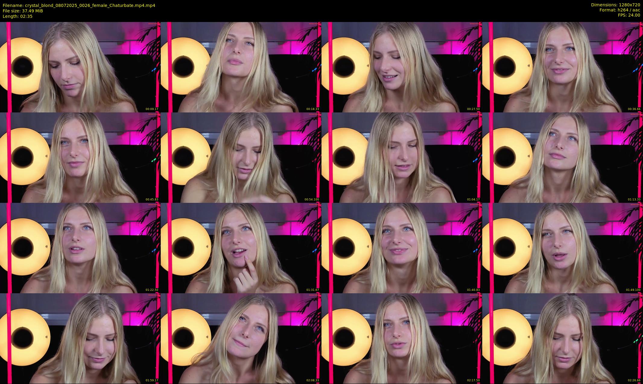 crystal_blond — 3 minute Chaturbate female cam show recording, 720p, Jul 8, 2025