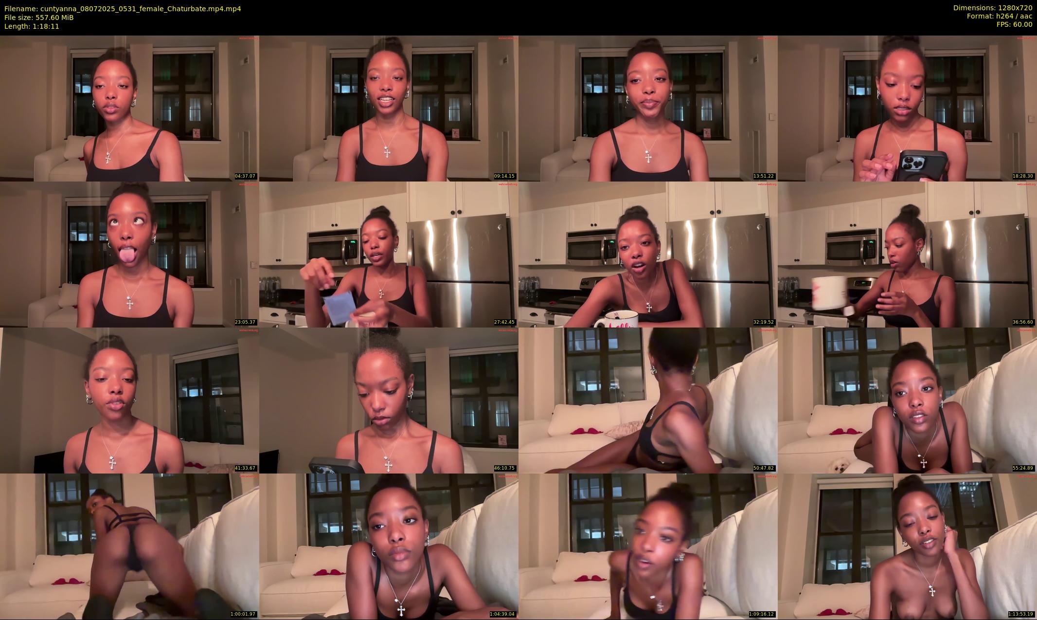 cuntyanna — 79 minute Chaturbate female cam show recording, 720p, Jul 8, 2025