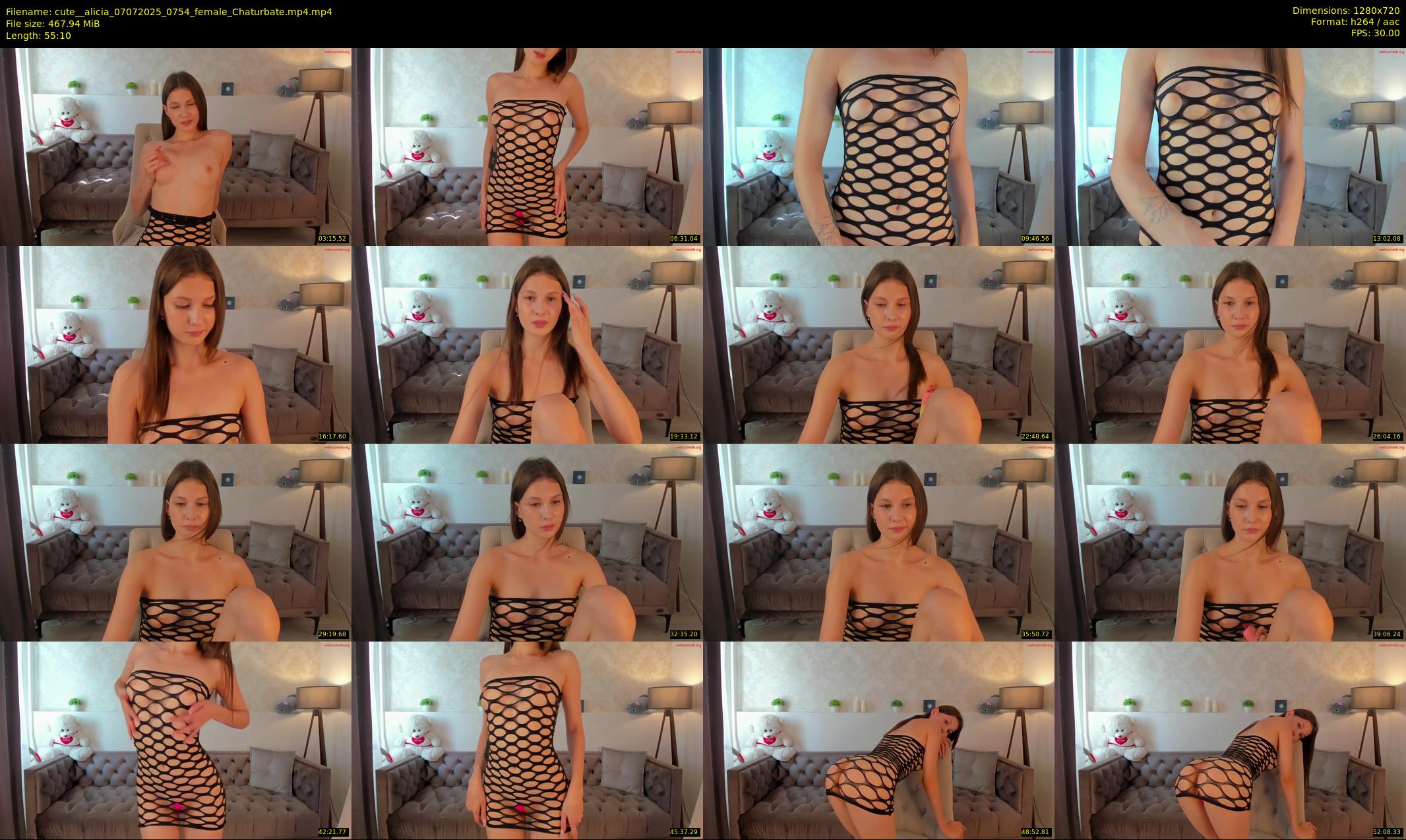 cute__alicia — 56 minute Chaturbate female cam show recording, 720p, Jul 7, 2025
