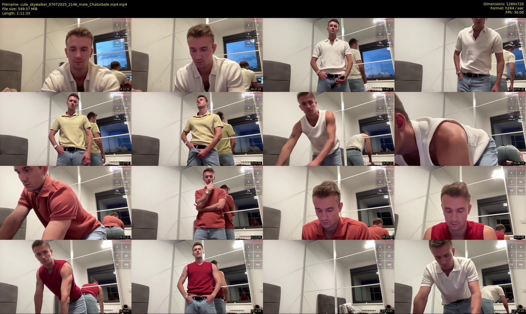 cute_skywalker — 72 minute Chaturbate male cam show recording, 720p, Jul 7, 2025