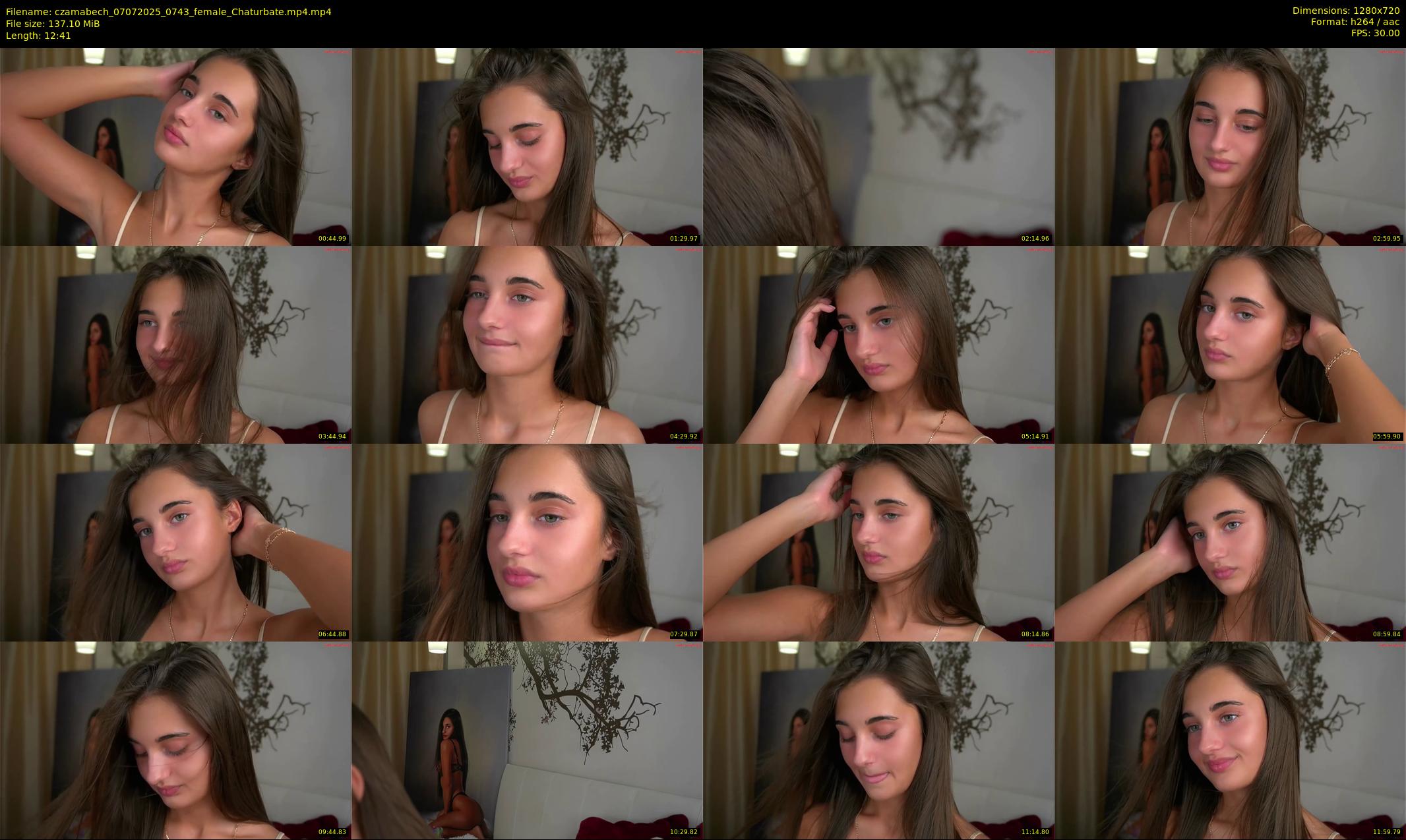 czamabech — 13 minute Chaturbate female cam show recording, 720p, Jul 7, 2025
