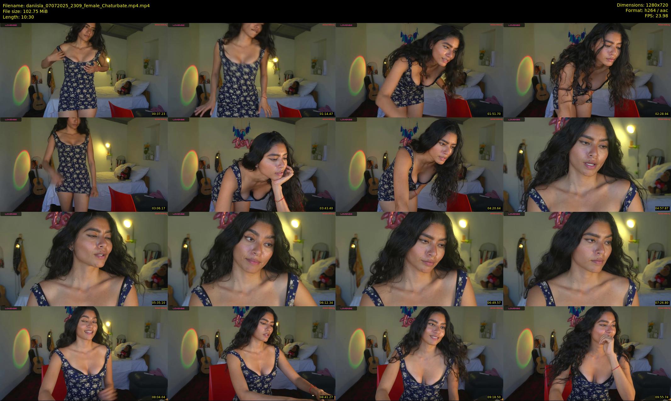 daniisla — 11 minute Chaturbate female cam show recording, 720p, Jul 7, 2025