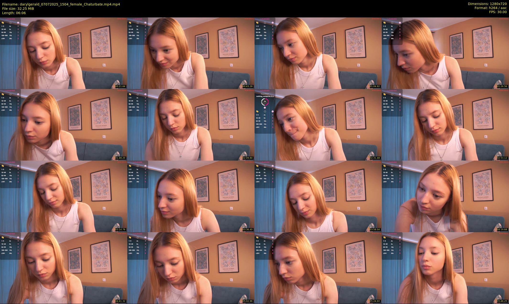darylgerald — 7 minute Chaturbate female cam show recording, 720p, Jul 7, 2025