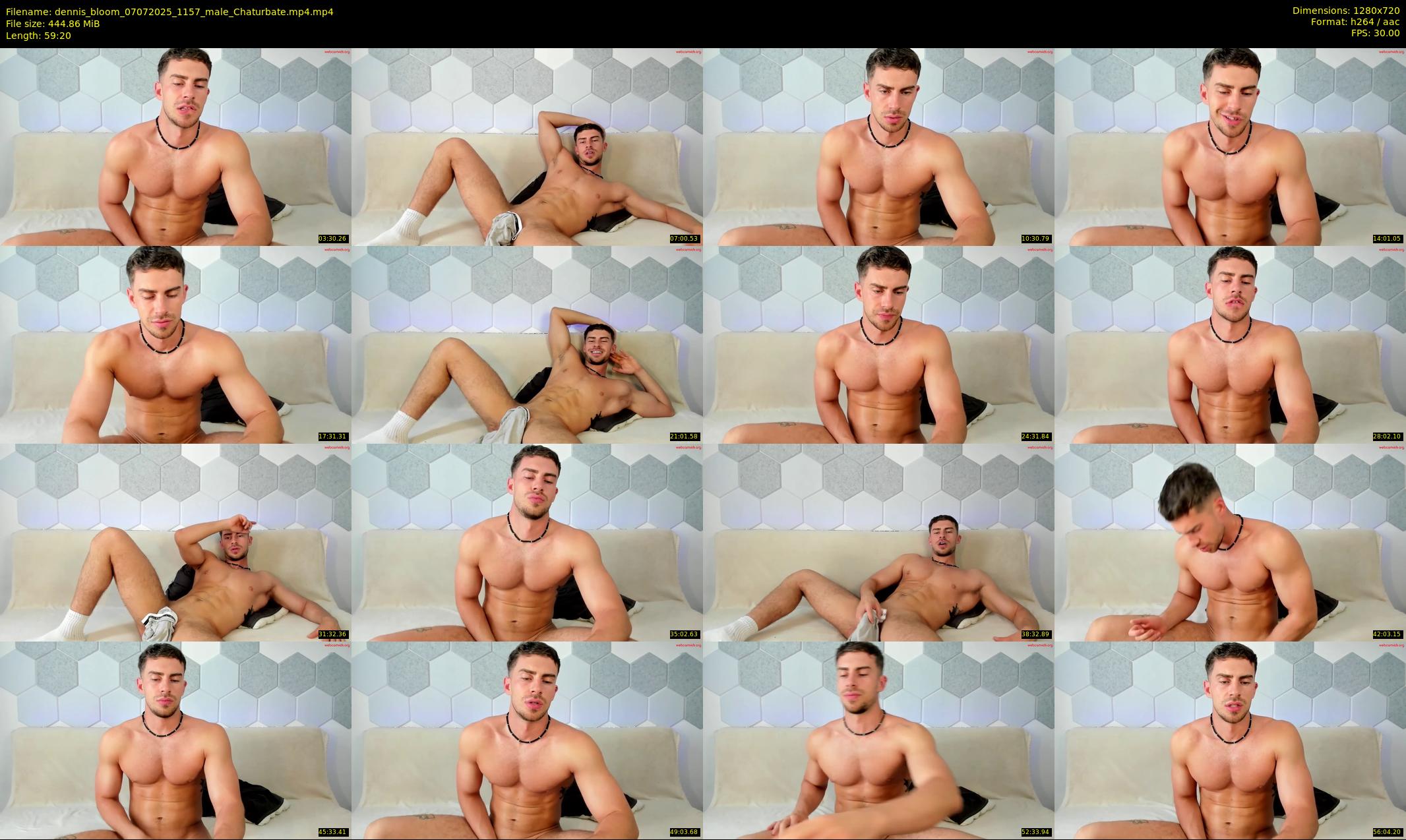 dennis_bloom — 60 minute Chaturbate male cam show recording, 720p, Jul 7, 2025