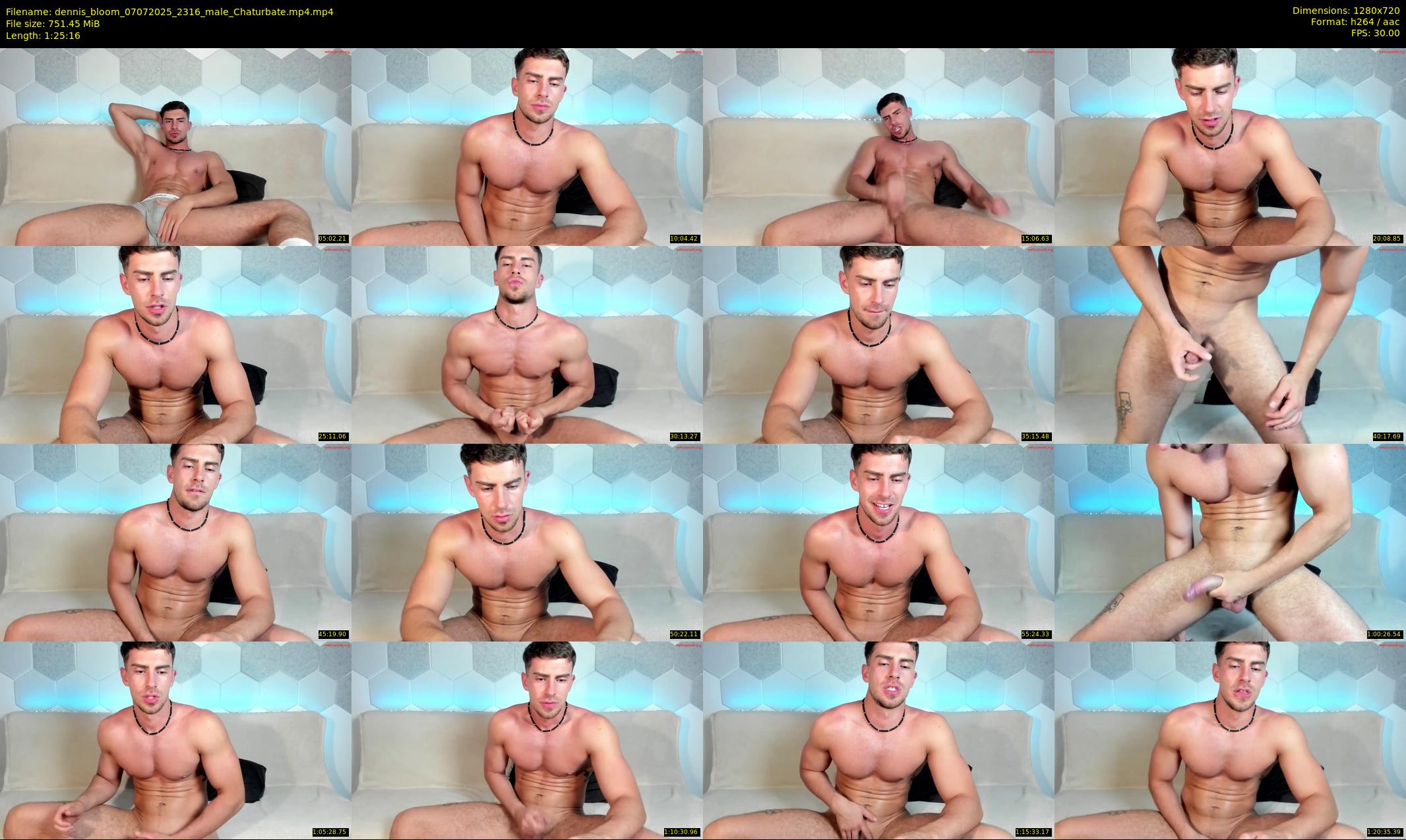dennis_bloom — 86 minute Chaturbate male cam show recording, 720p, Jul 7, 2025