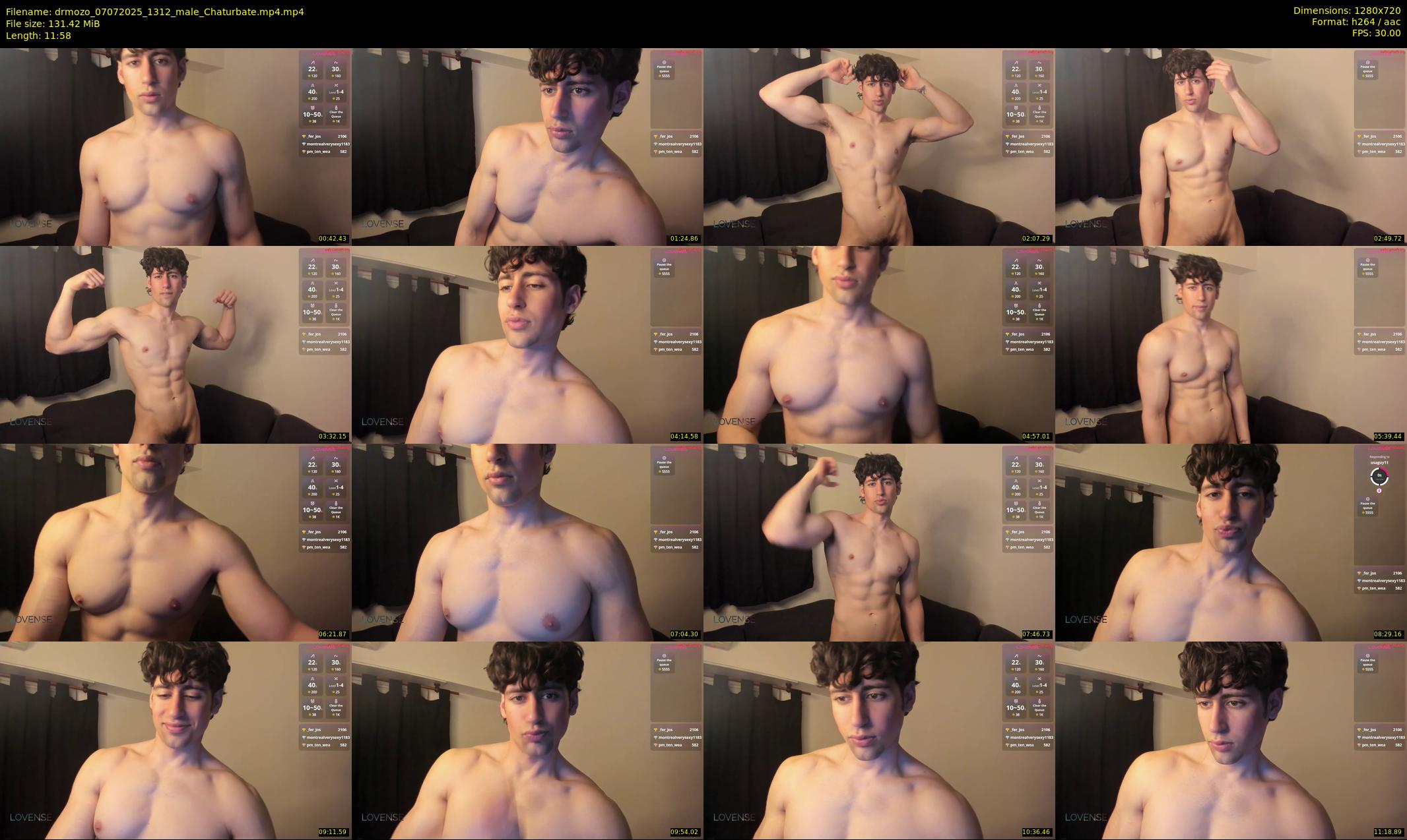 drmozo — 12 minute Chaturbate male cam show recording, 720p, Jul 7, 2025