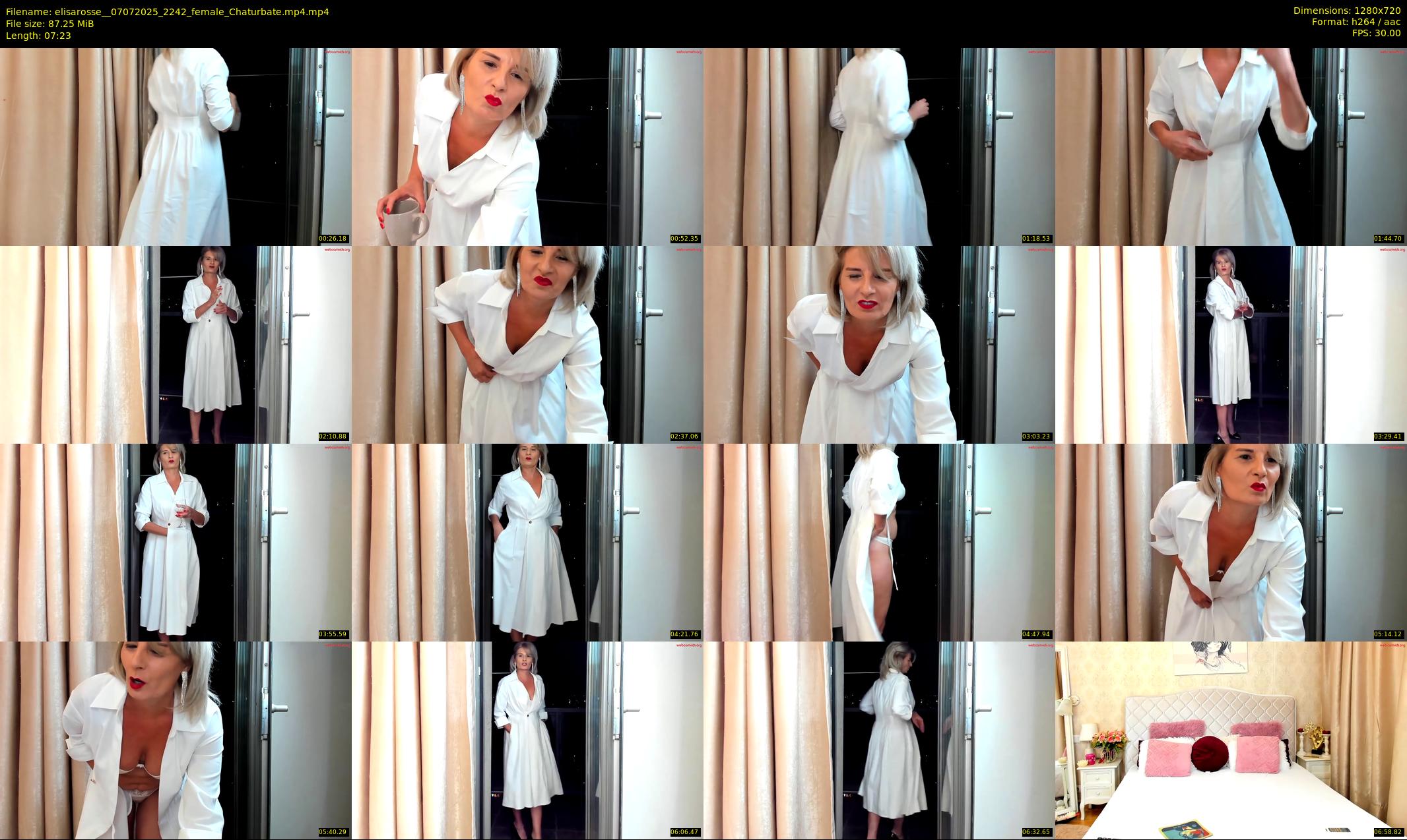 elisarosse_ — 8 minute Chaturbate female cam show recording, 720p, Jul 7, 2025