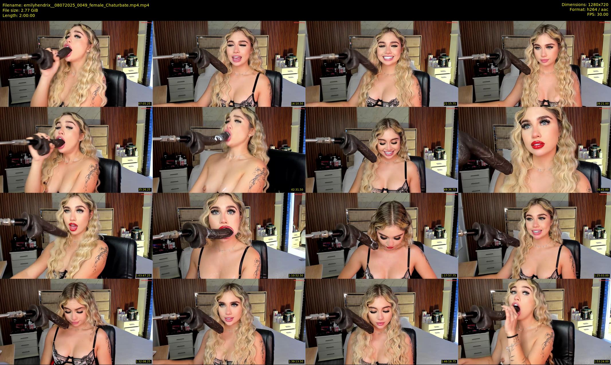 emilyhendrix_ — 120 minute Chaturbate couple cam show recording, 720p, Jul 8, 2025