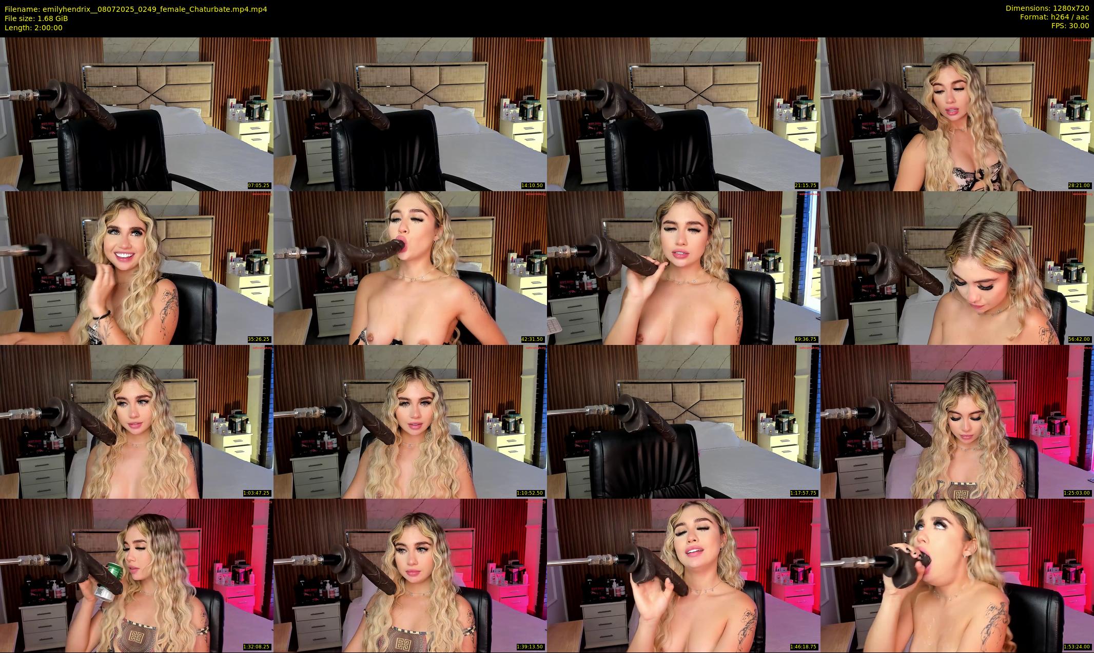 emilyhendrix_ — 120 minute Chaturbate couple cam show recording, 720p, Jul 8, 2025