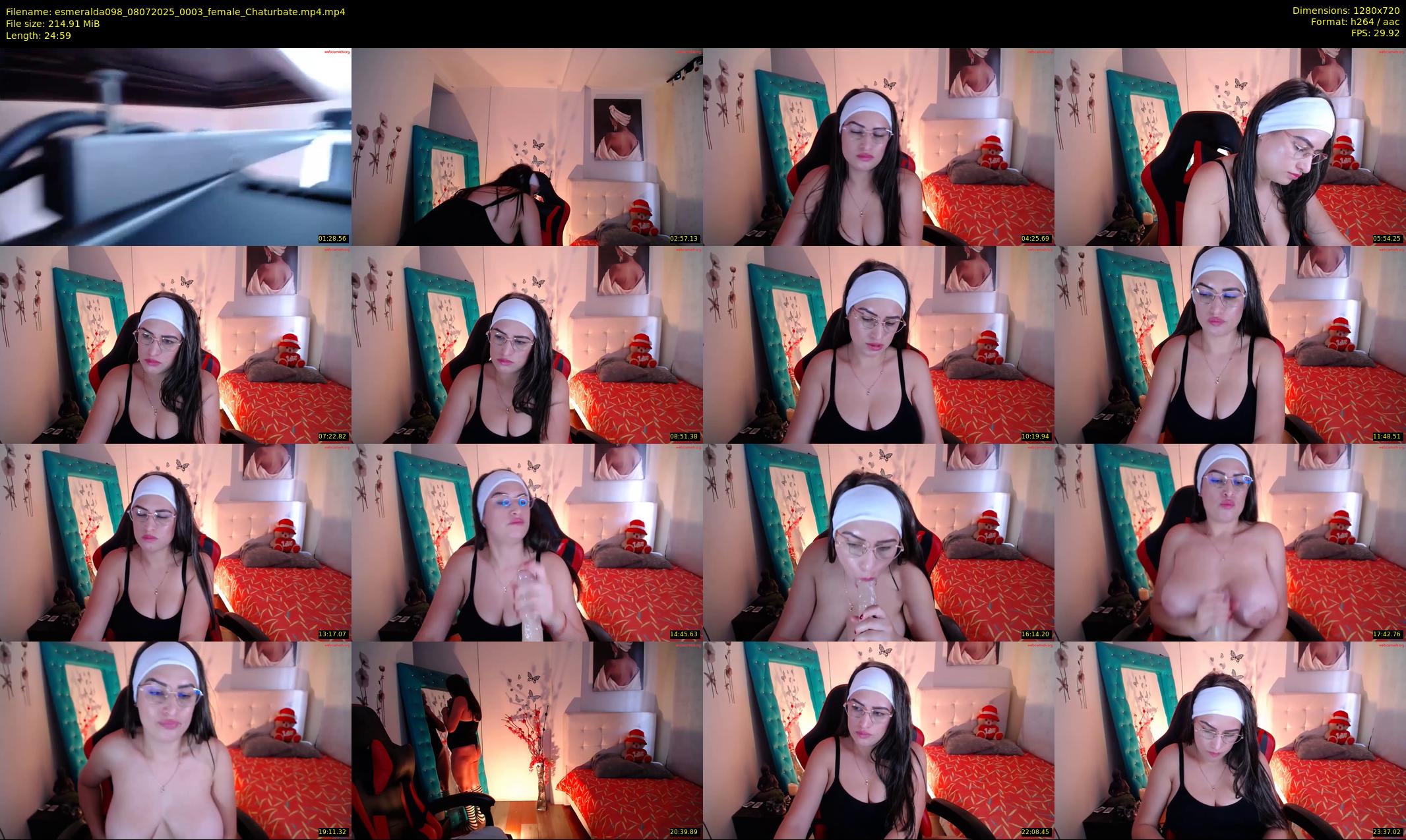 esmeralda098 — 25 minute Chaturbate female cam show recording, 720p, Jul 8, 2025