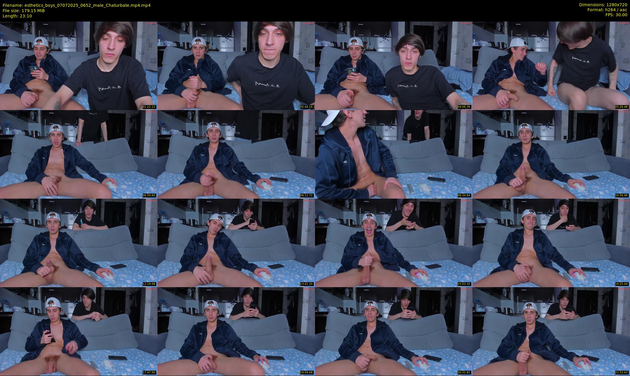 esthetics_boys — 24 minute Chaturbate male cam show recording, 720p, Jul 7, 2025