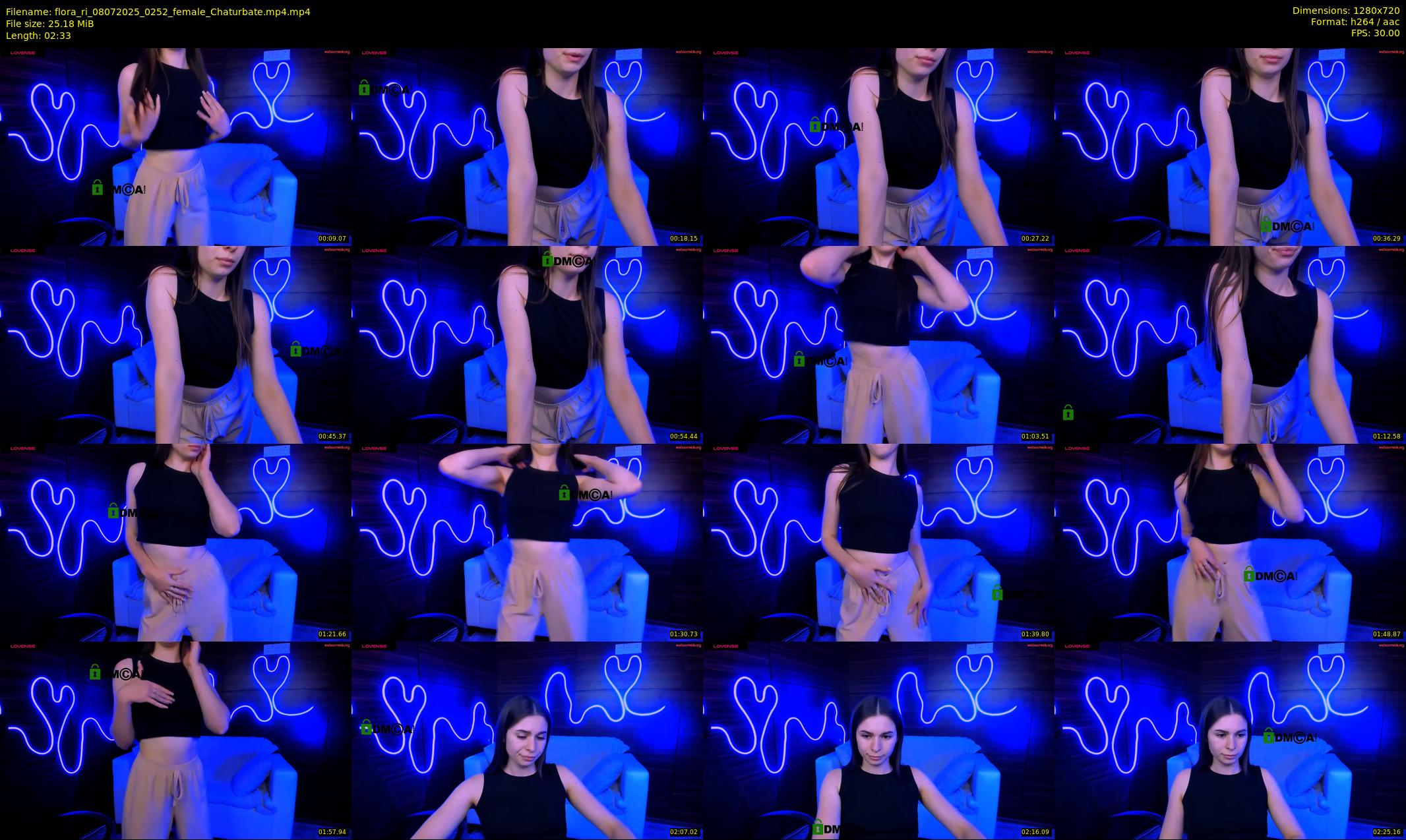 flora_ri — 3 minute Chaturbate female cam show recording, 720p, Jul 8, 2025