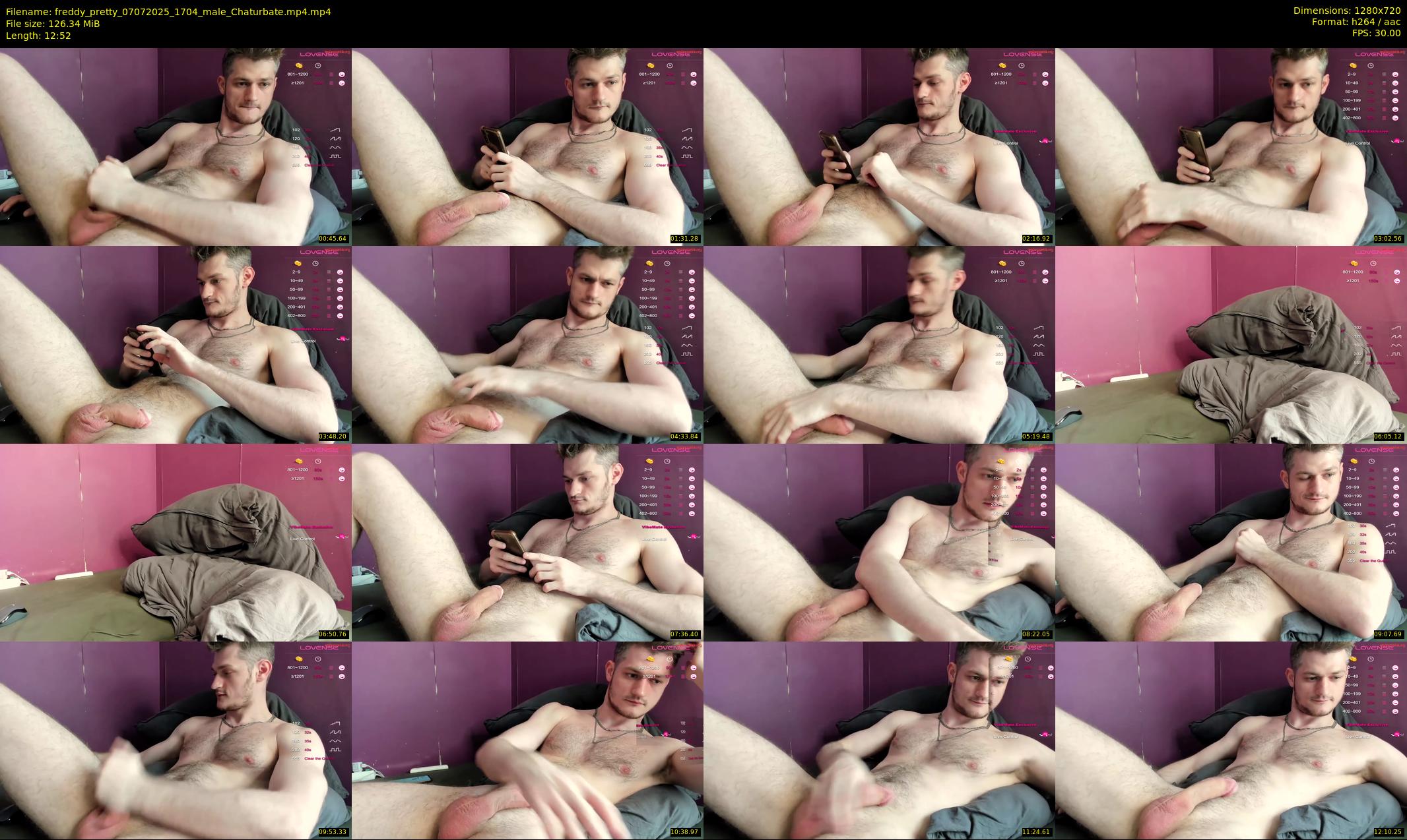 freddy_pretty — 13 minute Chaturbate male cam show recording, 720p, Jul 7, 2025