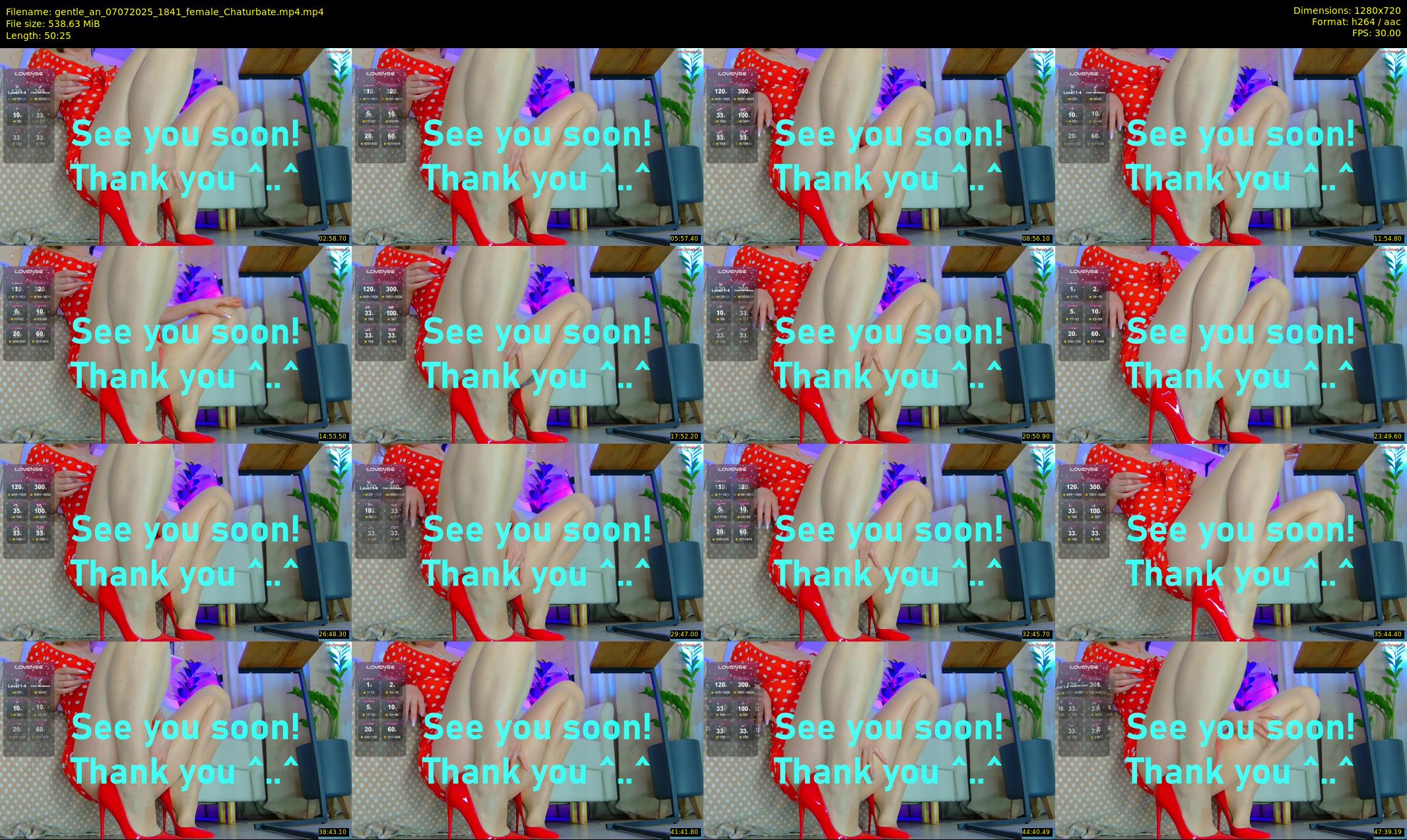 gentle_an — 51 minute Chaturbate female cam show recording, 720p, Jul 7, 2025