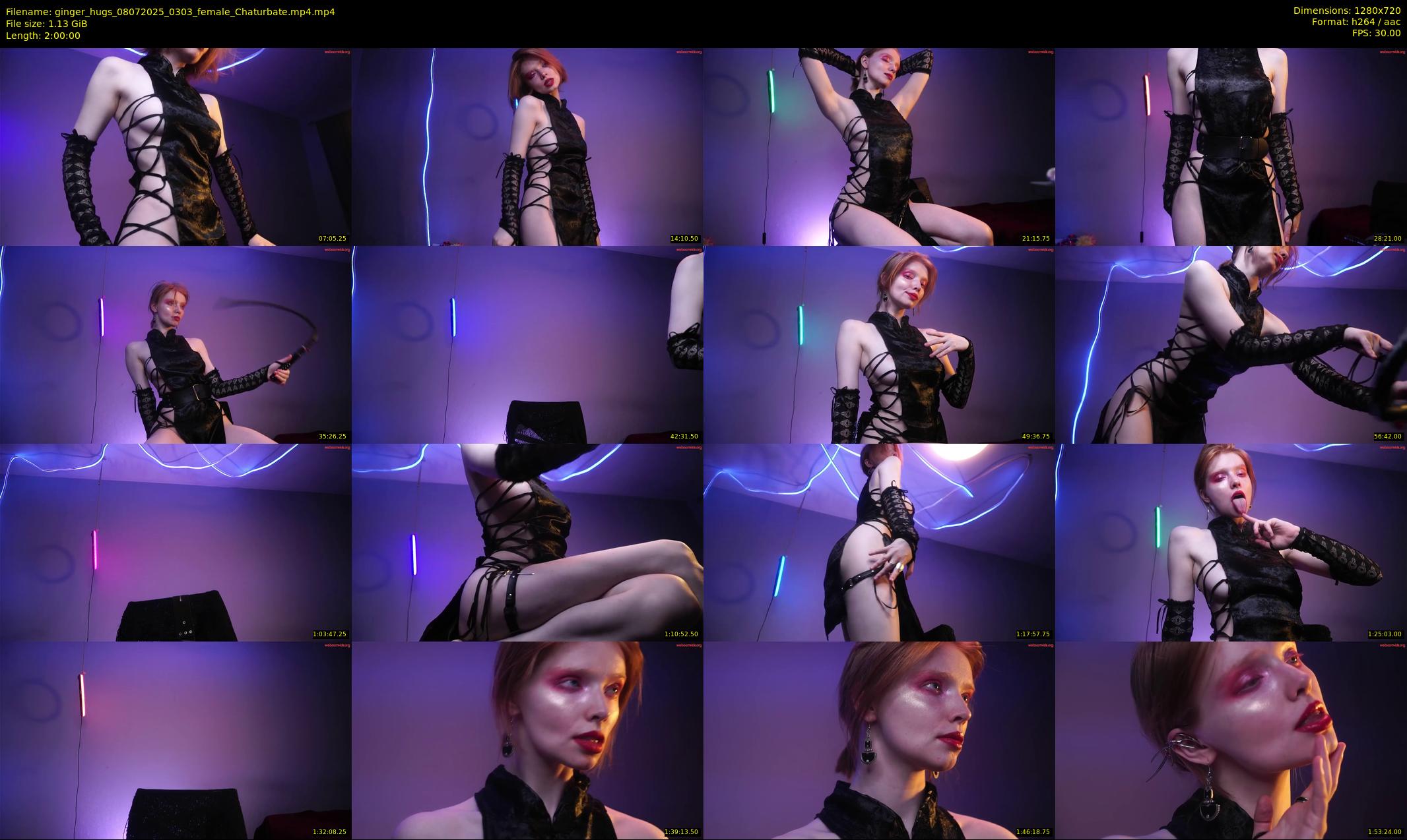 ginger_hugs — 120 minute Chaturbate female cam show recording, 720p, Jul 8, 2025