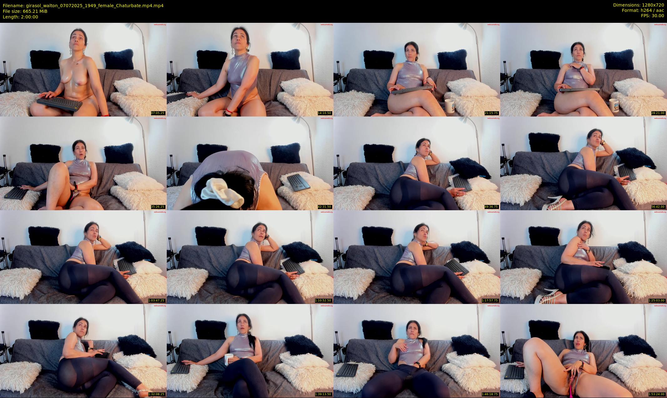 girasol_walton — 120 minute Chaturbate female cam show recording, 720p, Jul 7, 2025