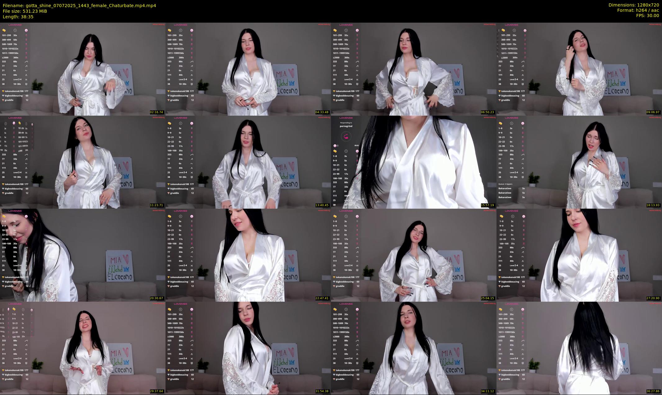 gotta_shine — 39 minute Chaturbate female cam show recording, 720p, Jul 7, 2025