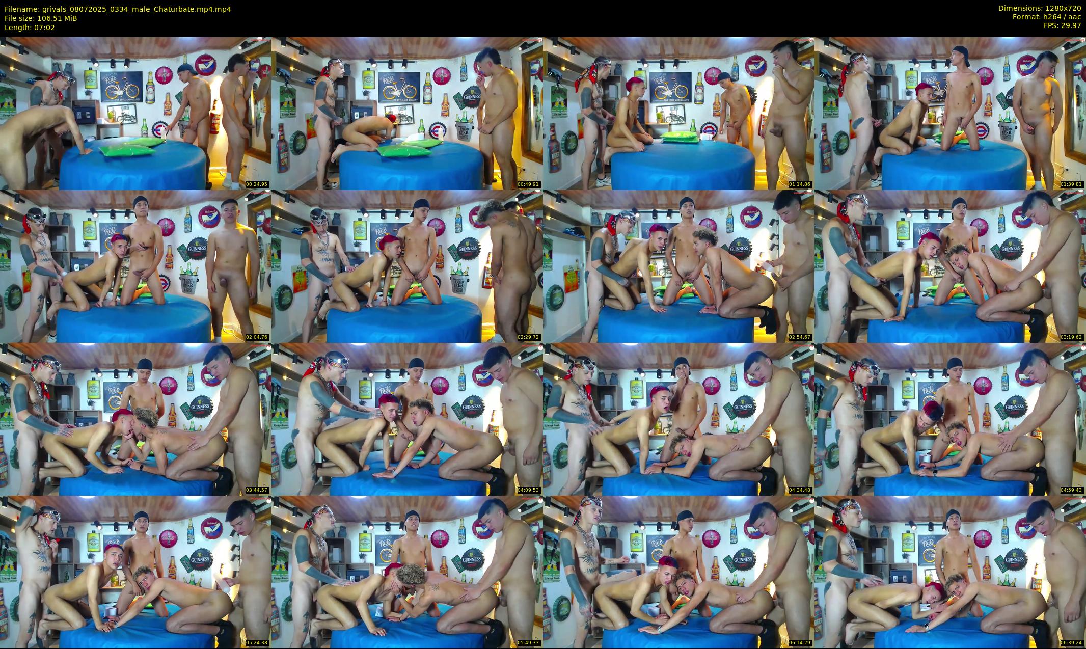 grivals — 8 minute Chaturbate male cam show recording, 720p, Jul 8, 2025