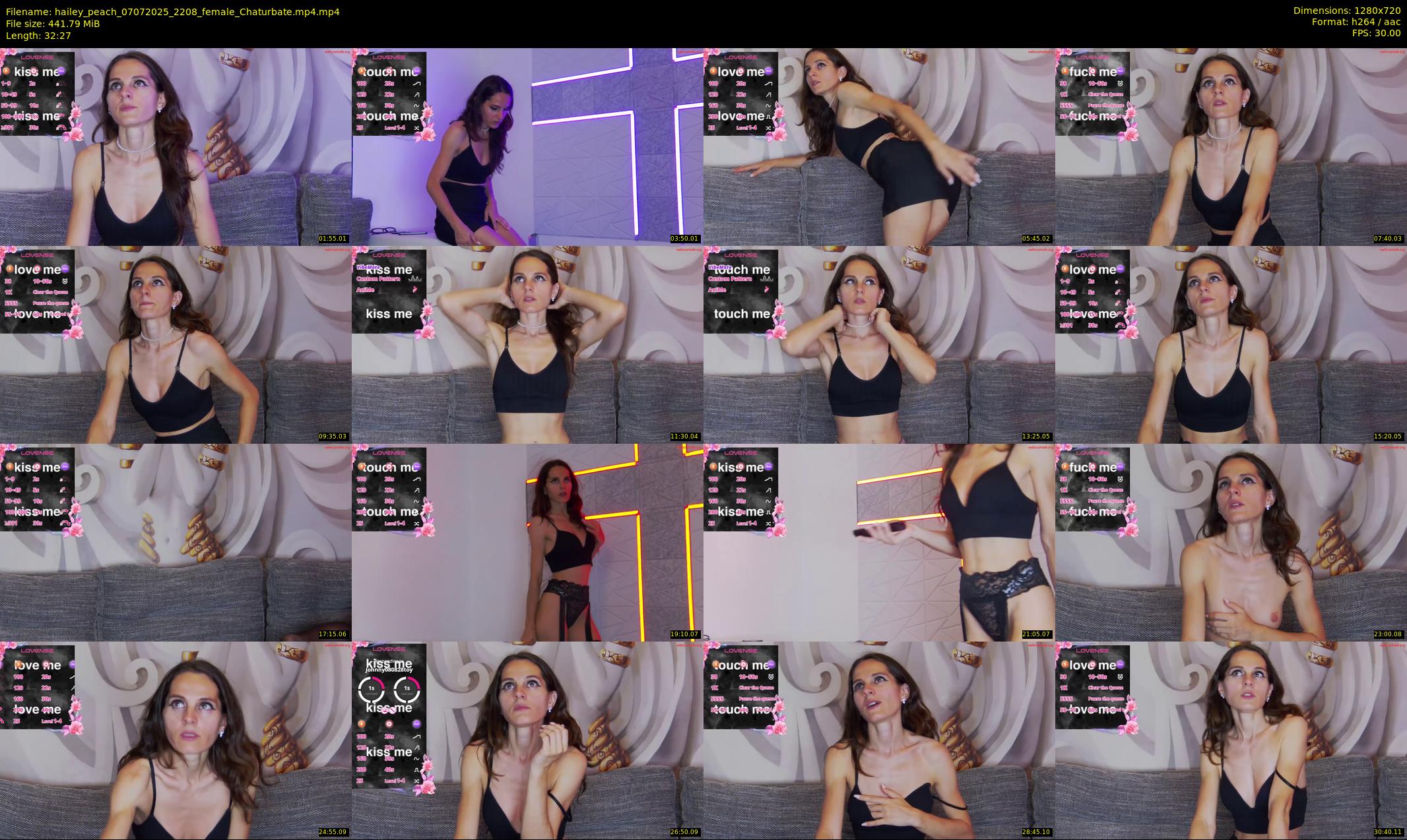 hailey_peach — 33 minute Chaturbate female cam show recording, 720p, Jul 7, 2025