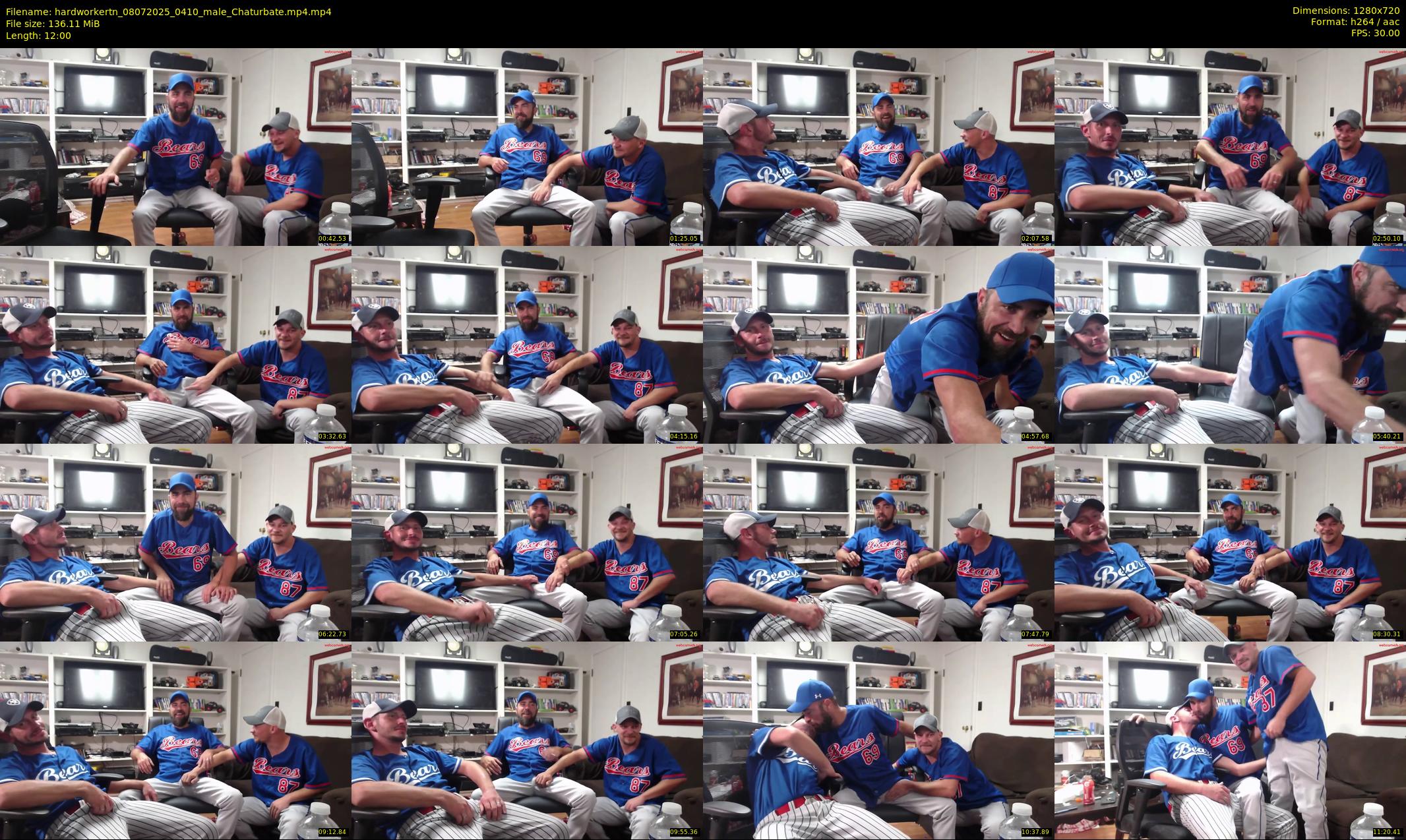 hardworkertn — 12 minute Chaturbate male cam show recording, 720p, Jul 8, 2025