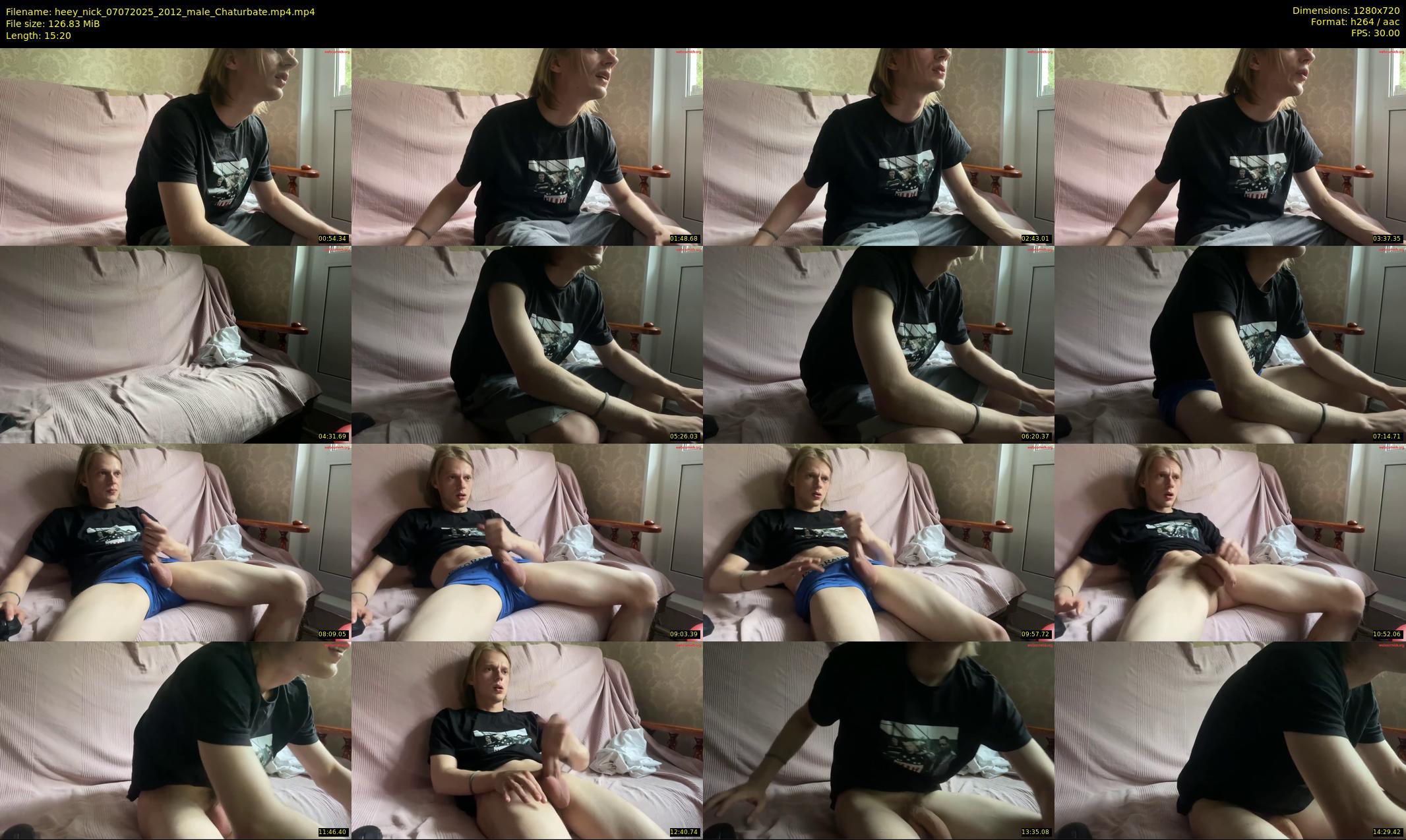 heey_nick — 16 minute Chaturbate male cam show recording, 720p, Jul 7, 2025