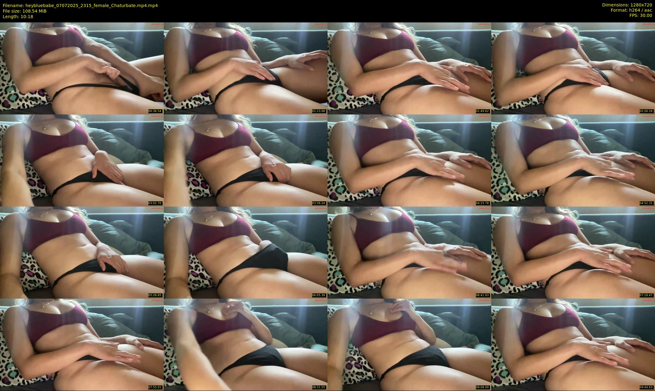 heybluebabe — 11 minute Chaturbate female cam show recording, 720p, Jul 7, 2025