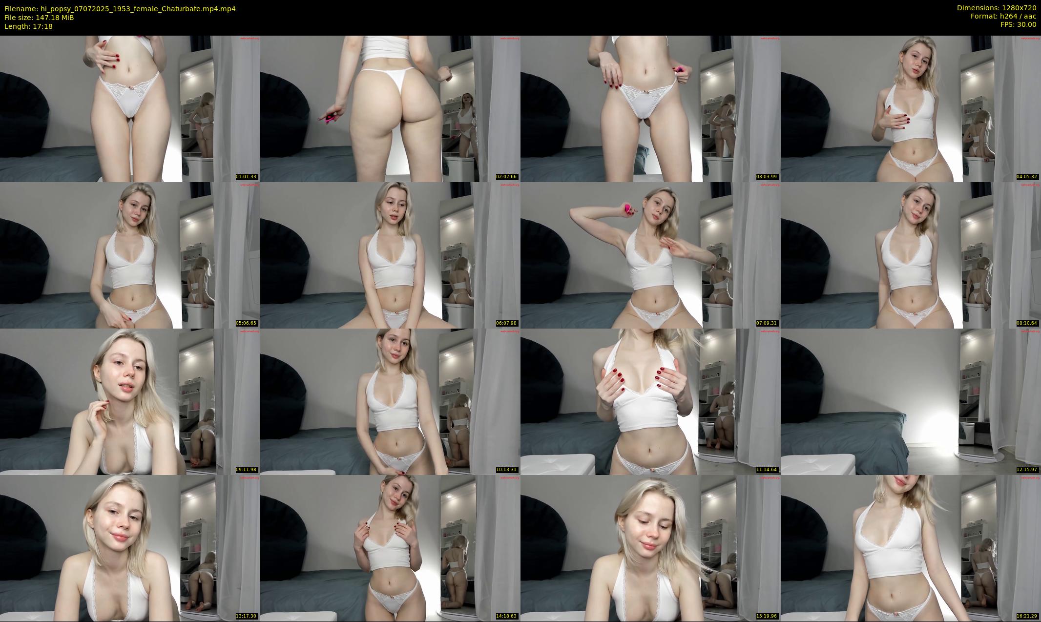hi_popsy — 18 minute Chaturbate female cam show recording, 720p, Jul 7, 2025