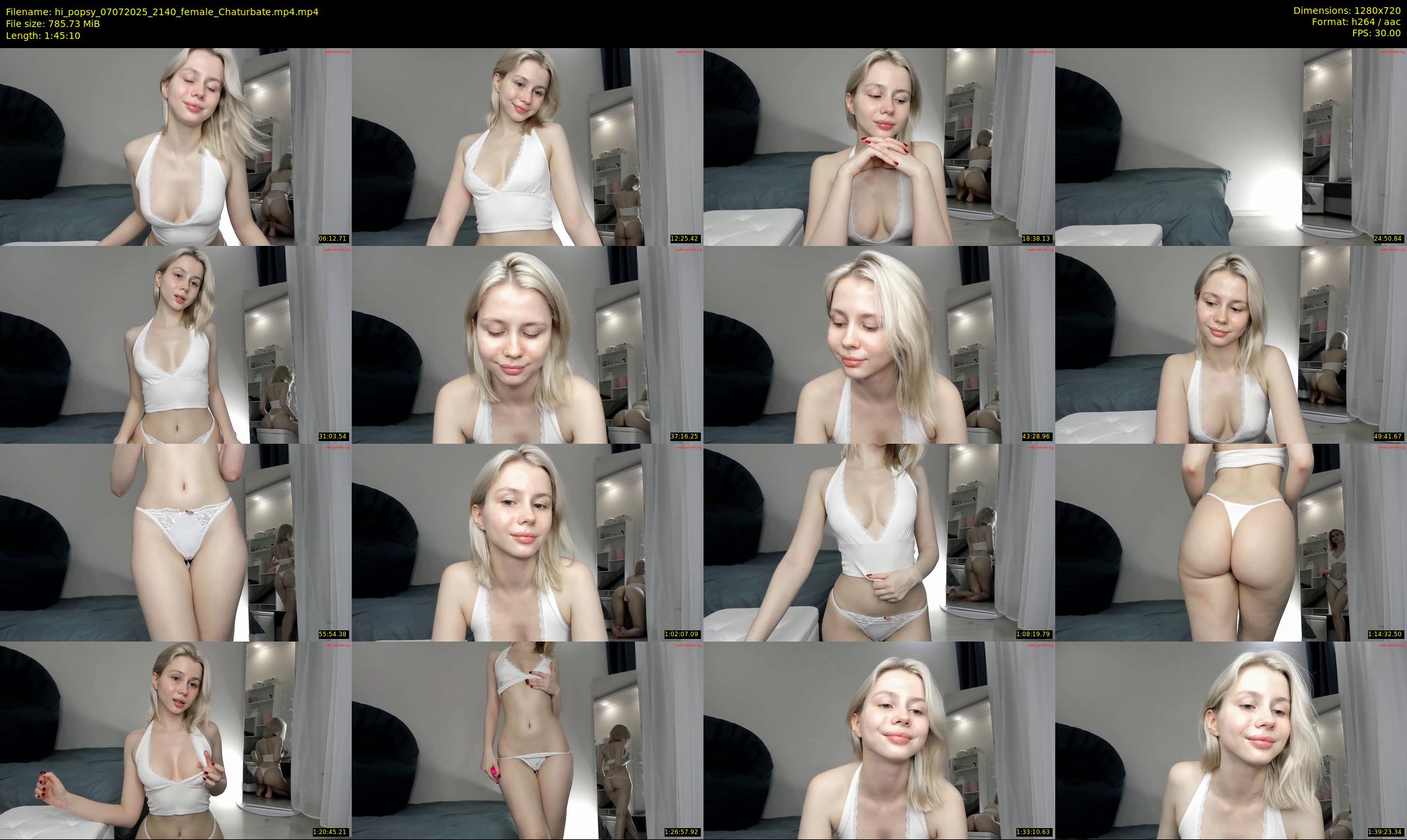 hi_popsy — 106 minute Chaturbate female cam show recording, 720p, Jul 7, 2025