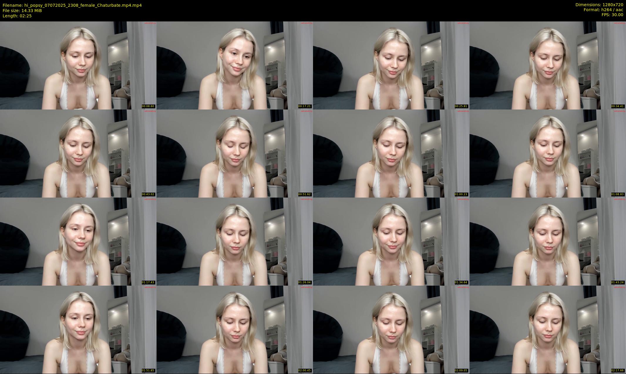 hi_popsy — 3 minute Chaturbate female cam show recording, 720p, Jul 7, 2025