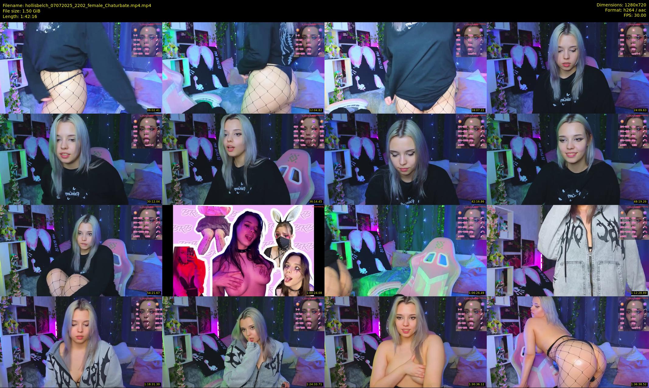 hollisbelch — 103 minute Chaturbate female cam show recording, 720p, Jul 7, 2025