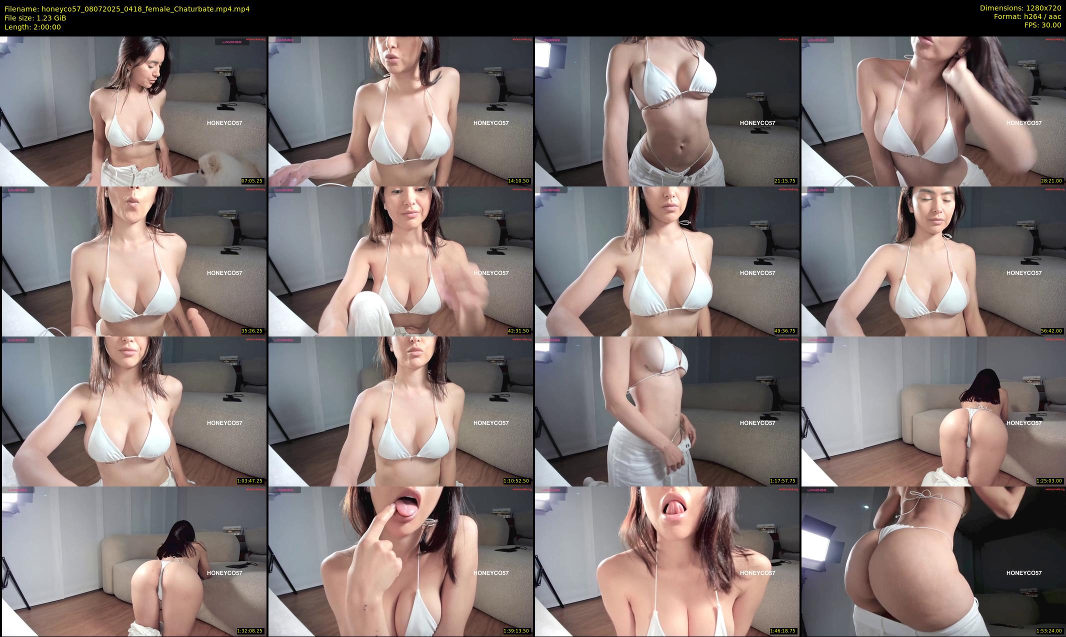 honeyco57 — 120 minute Chaturbate female cam show recording, 720p, Jul 8, 2025