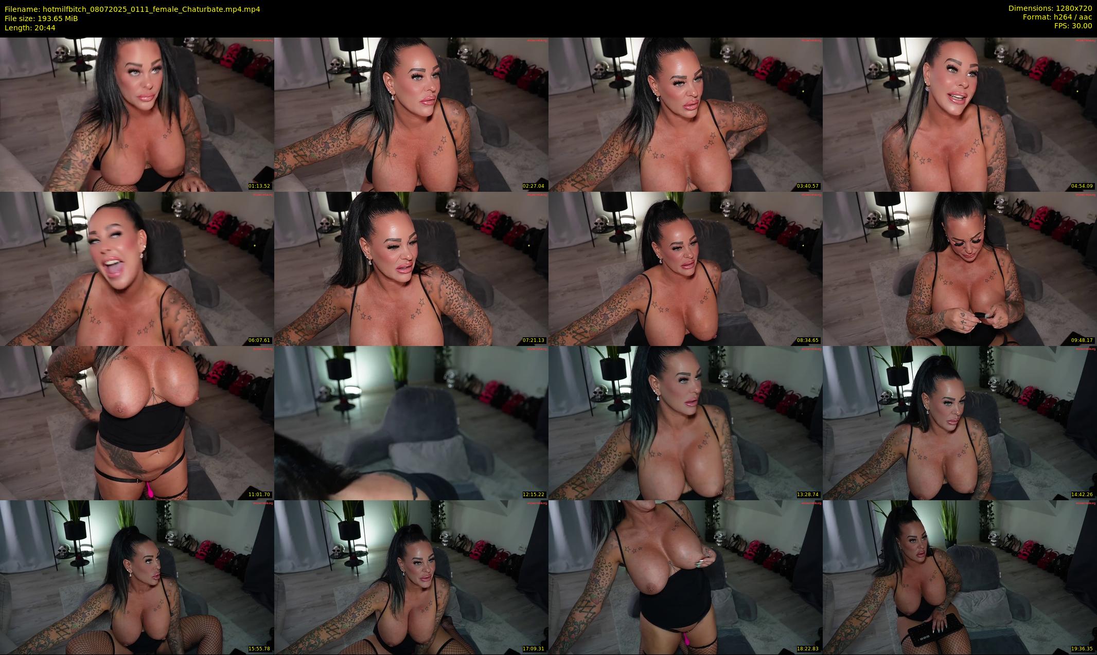 hotmilfbitch — 21 minute Chaturbate female cam show recording, 720p, Jul 8, 2025