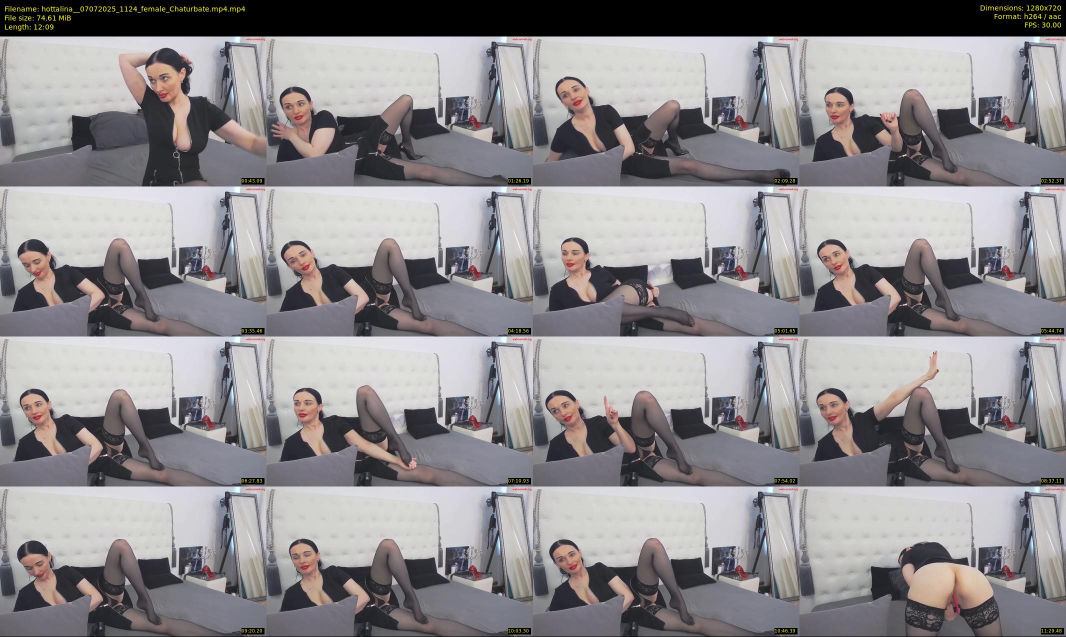 hottalina_ — 13 minute Chaturbate female cam show recording, 720p, Jul 7, 2025