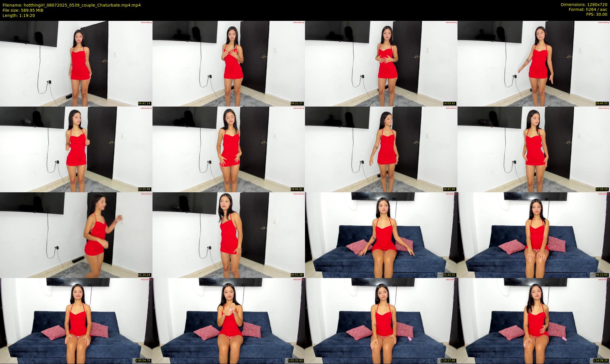 hotthingirl — 80 minute Chaturbate couple cam show recording, 720p, Jul 8, 2025